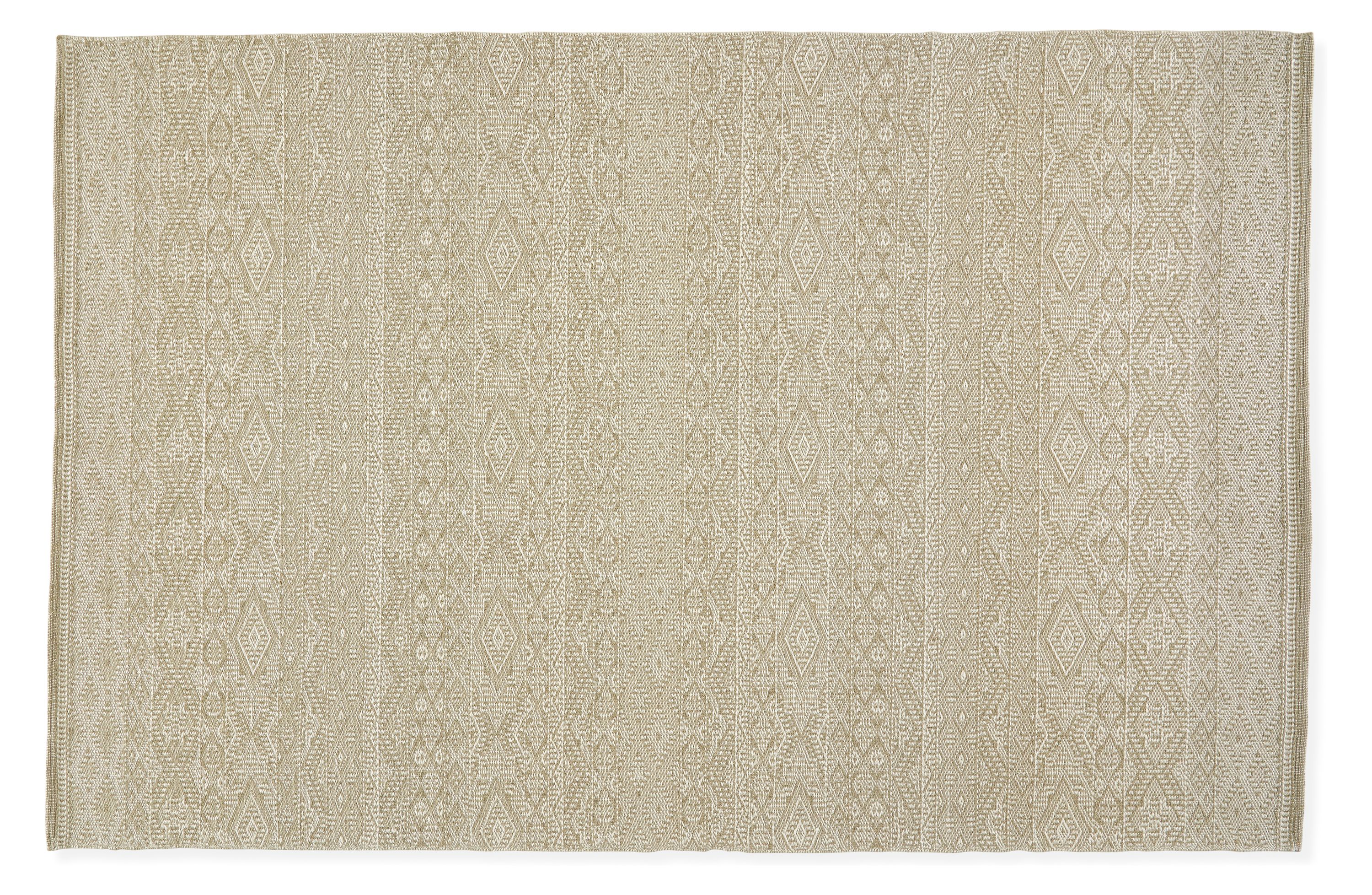 Fara 1'8"x5'6" Rug Runner in Taupe