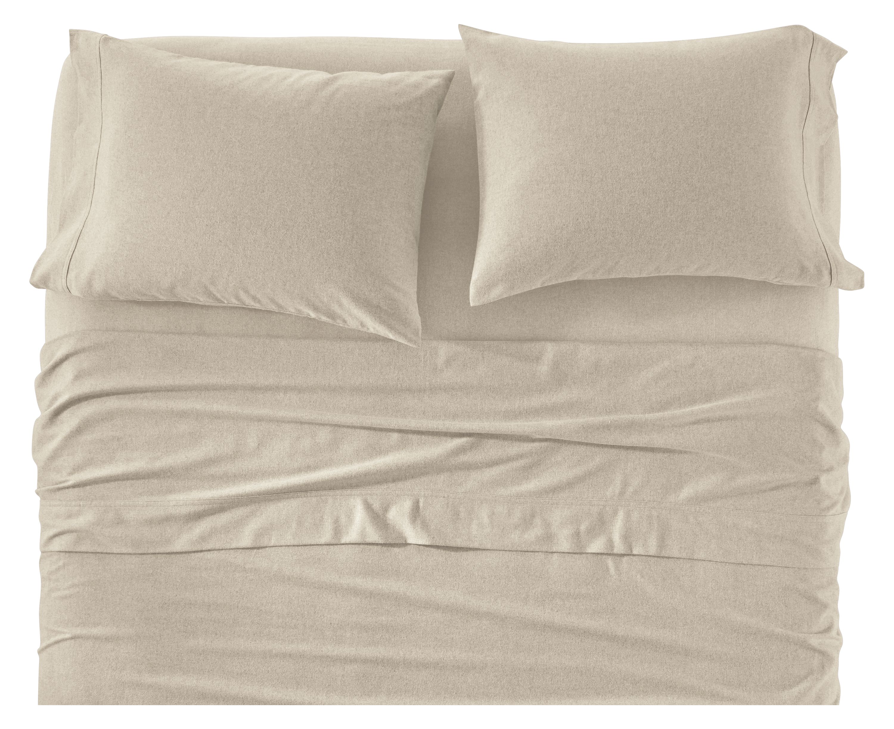 Heathered Flannel Queen Sheet Set