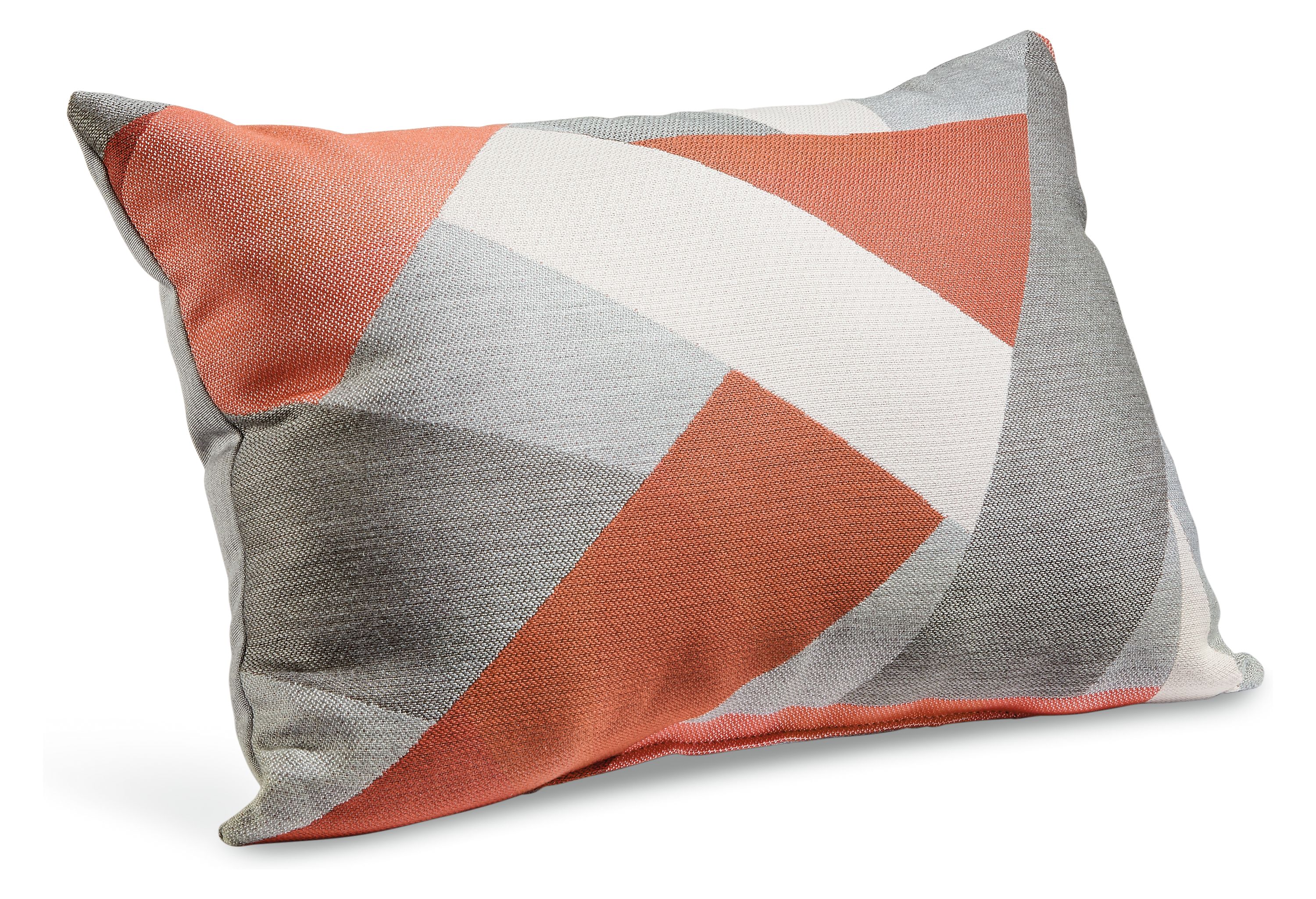 Refract 20w 13h Outdoor Pillow in Wye Orange/Cement