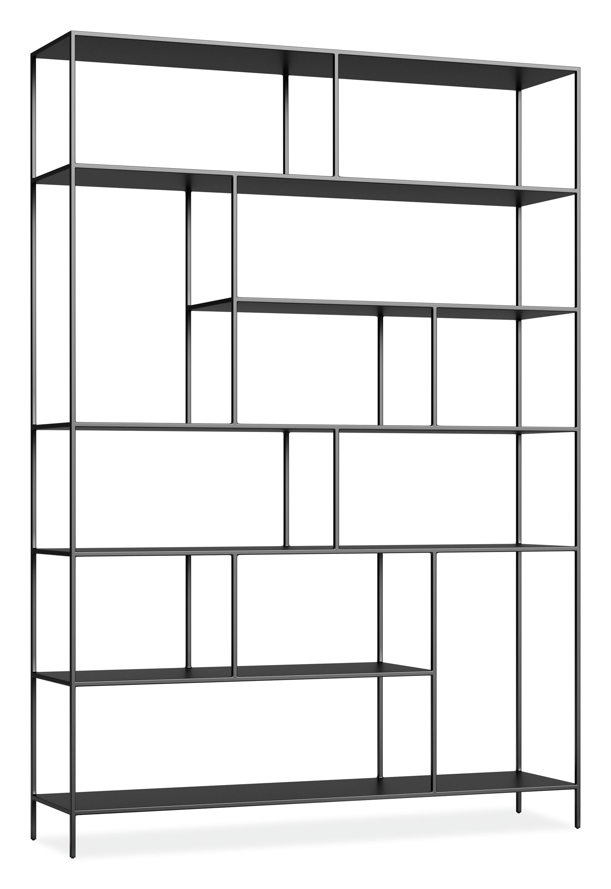 Foshay 60w 15d 86h Bookcase with Two Tall Spaces