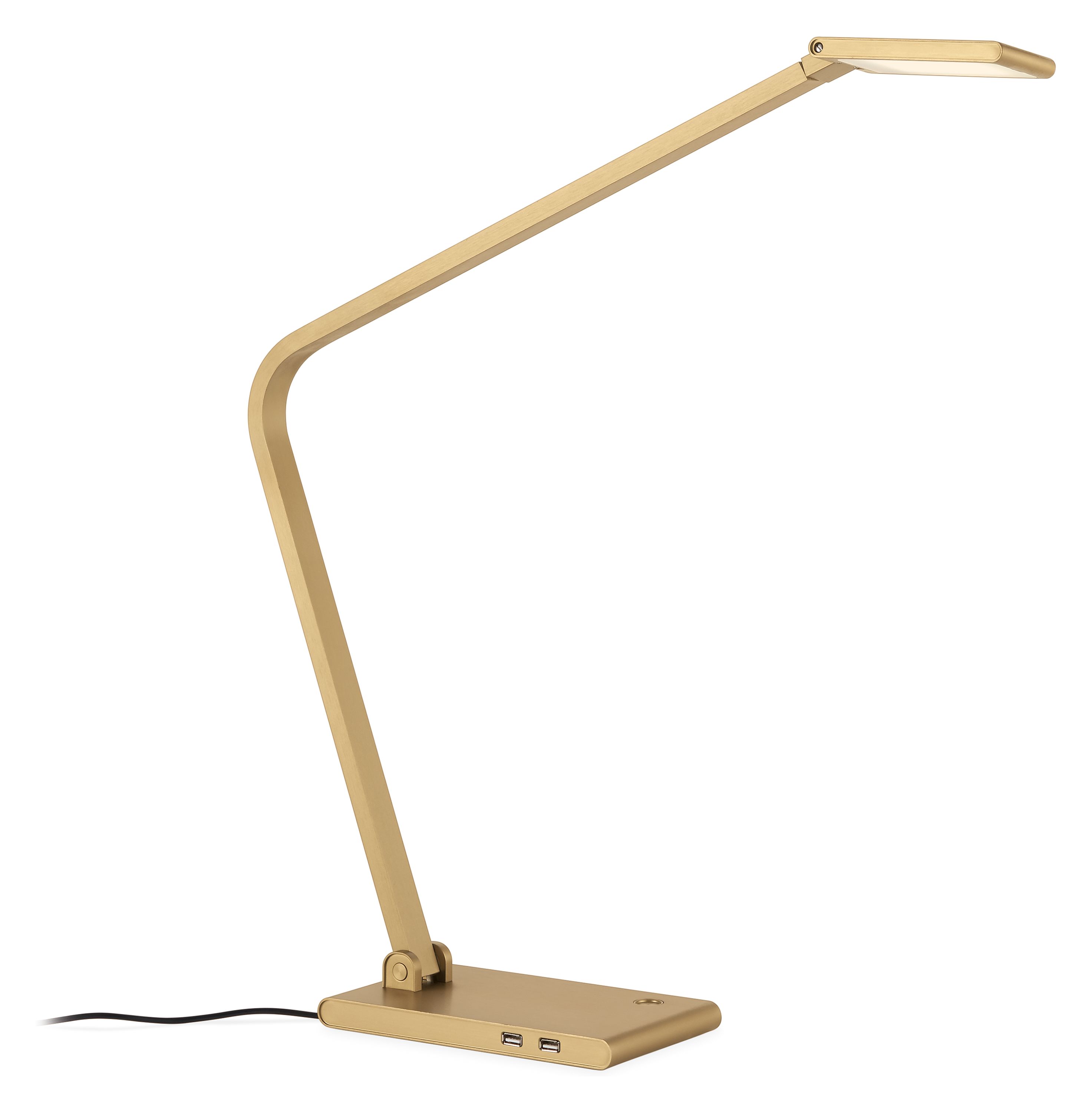 Reach 25h Table Lamp in Brushed Gold