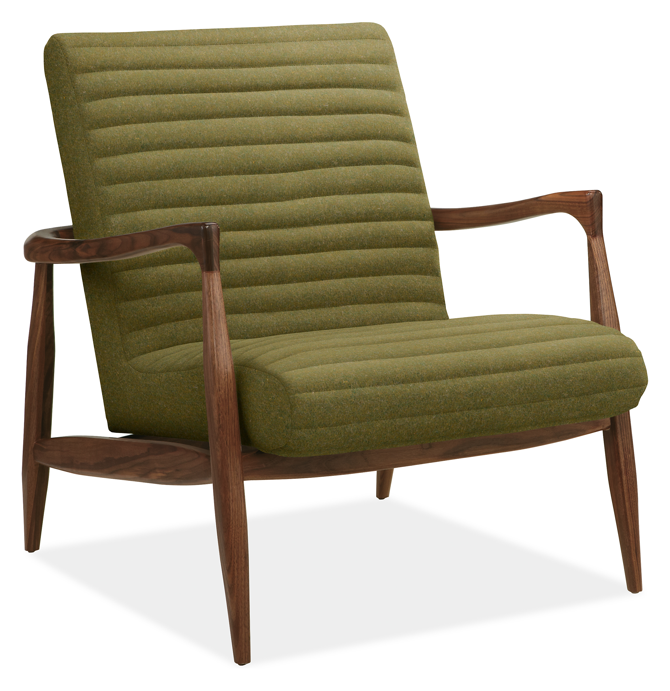 Callan Chair in Vick Fir with Walnut Frame