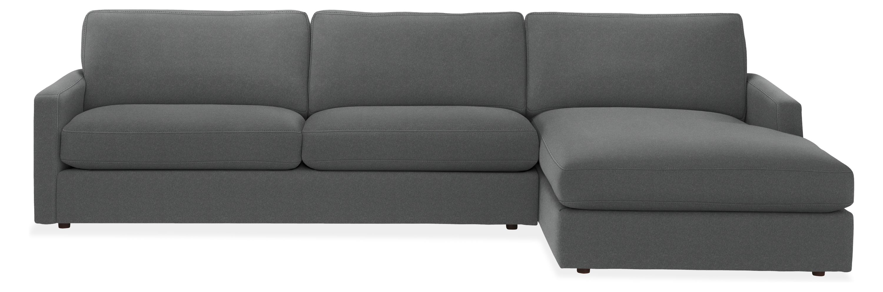 Linger 116" Sofa with Right-Arm Chaise