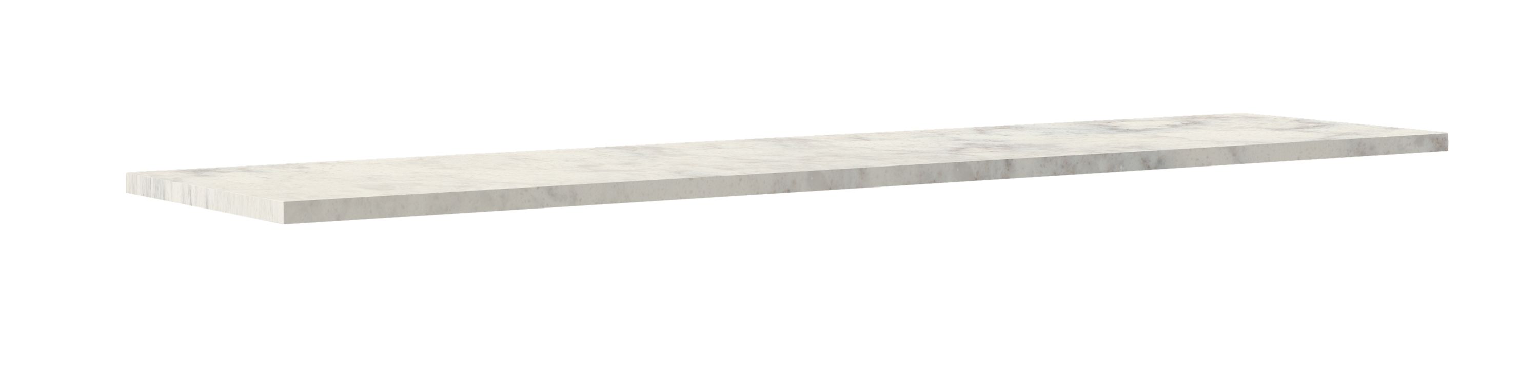 54w 12d Quartz Composite Top Marbled White