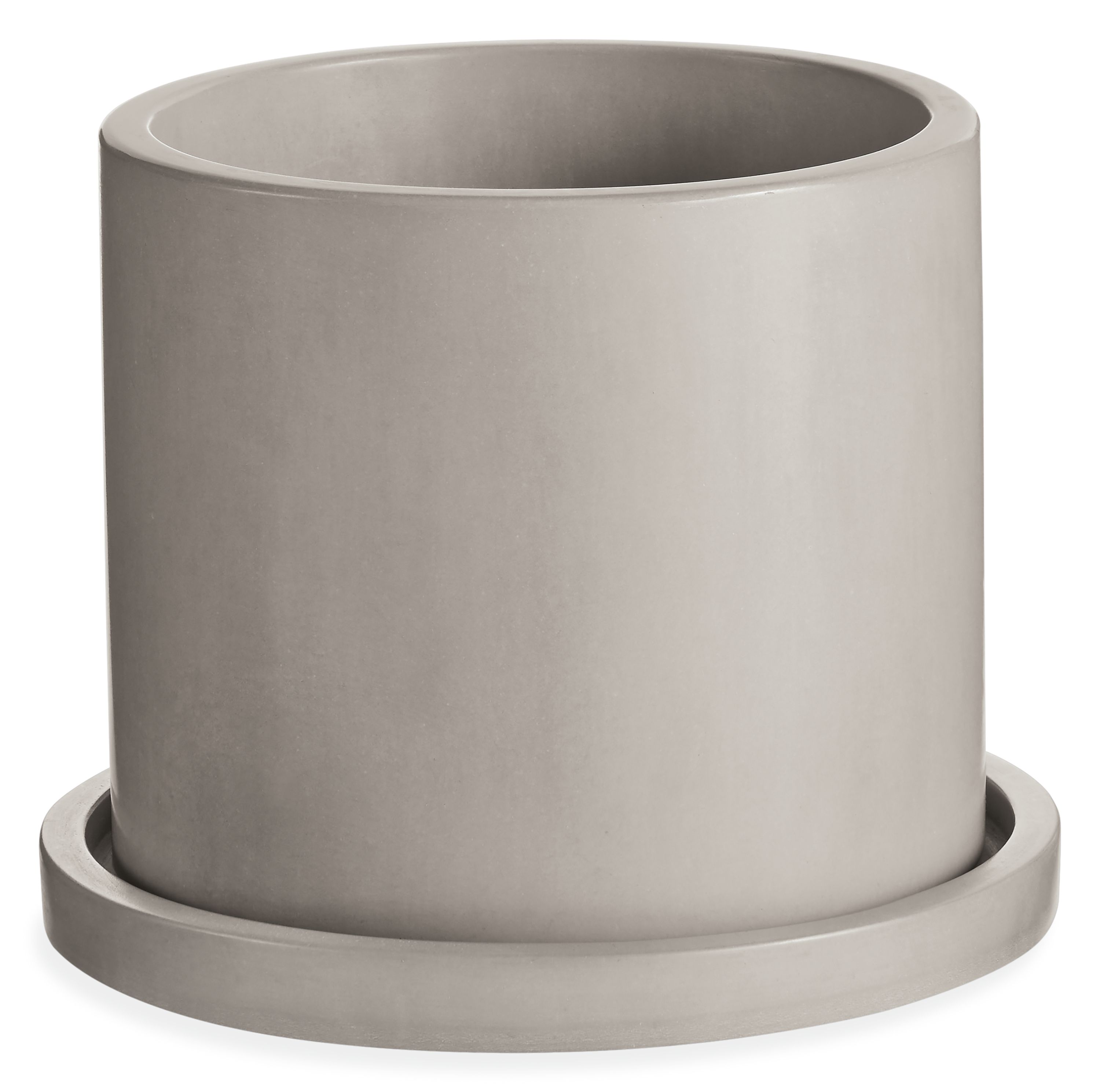 Renga 9 diam 7.5h Planter with Tray