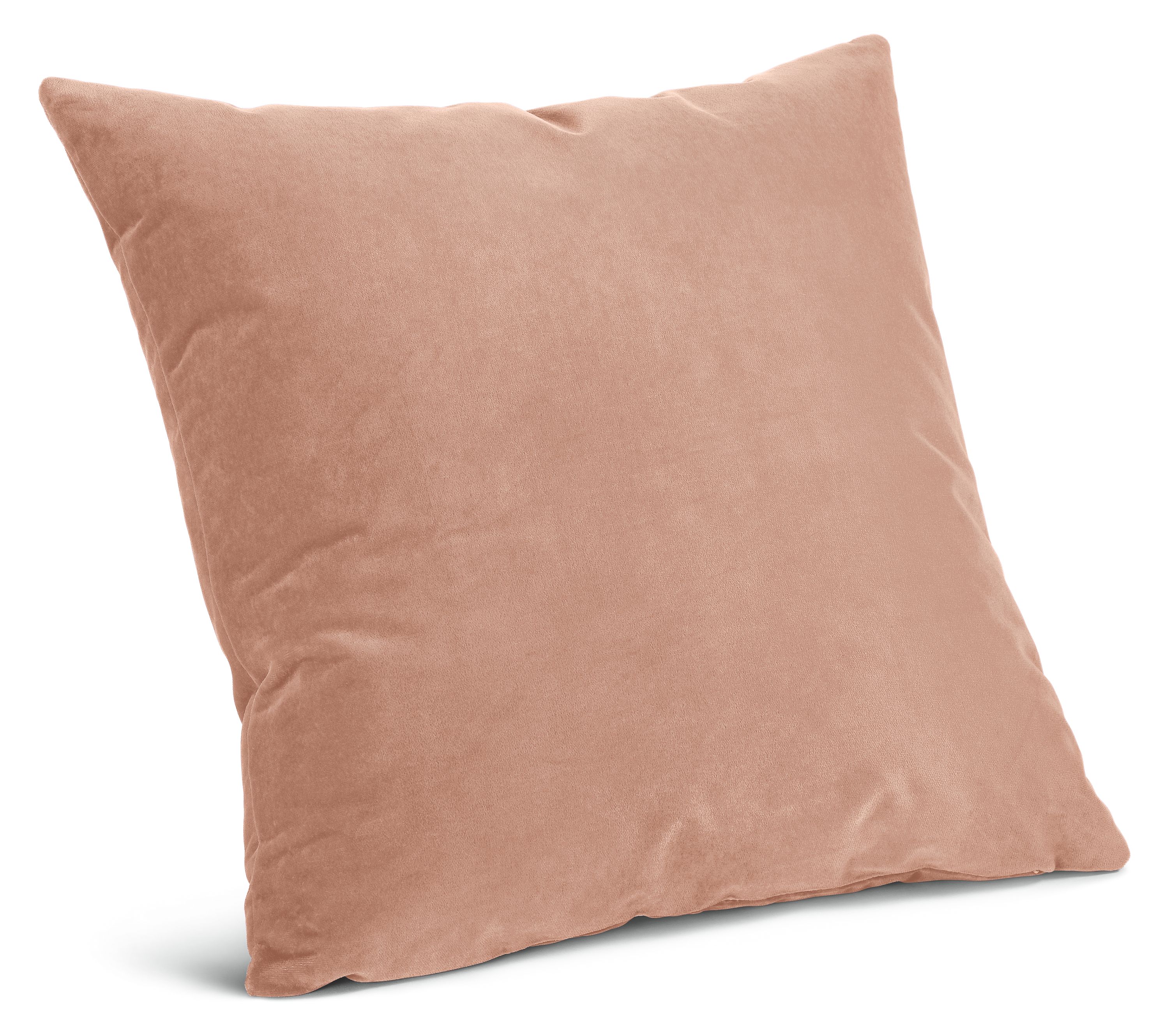 Velvet 24w 24h Throw Pillow in Rose