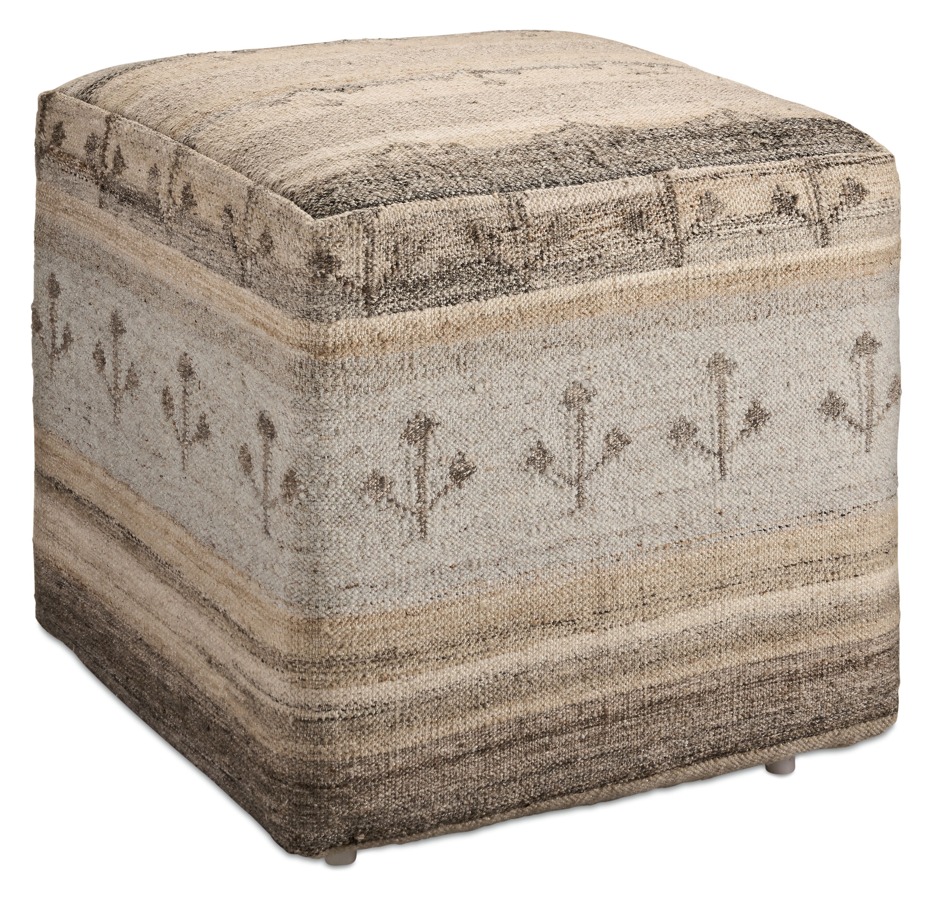 Indira 20w 20d 18h Square Ottoman