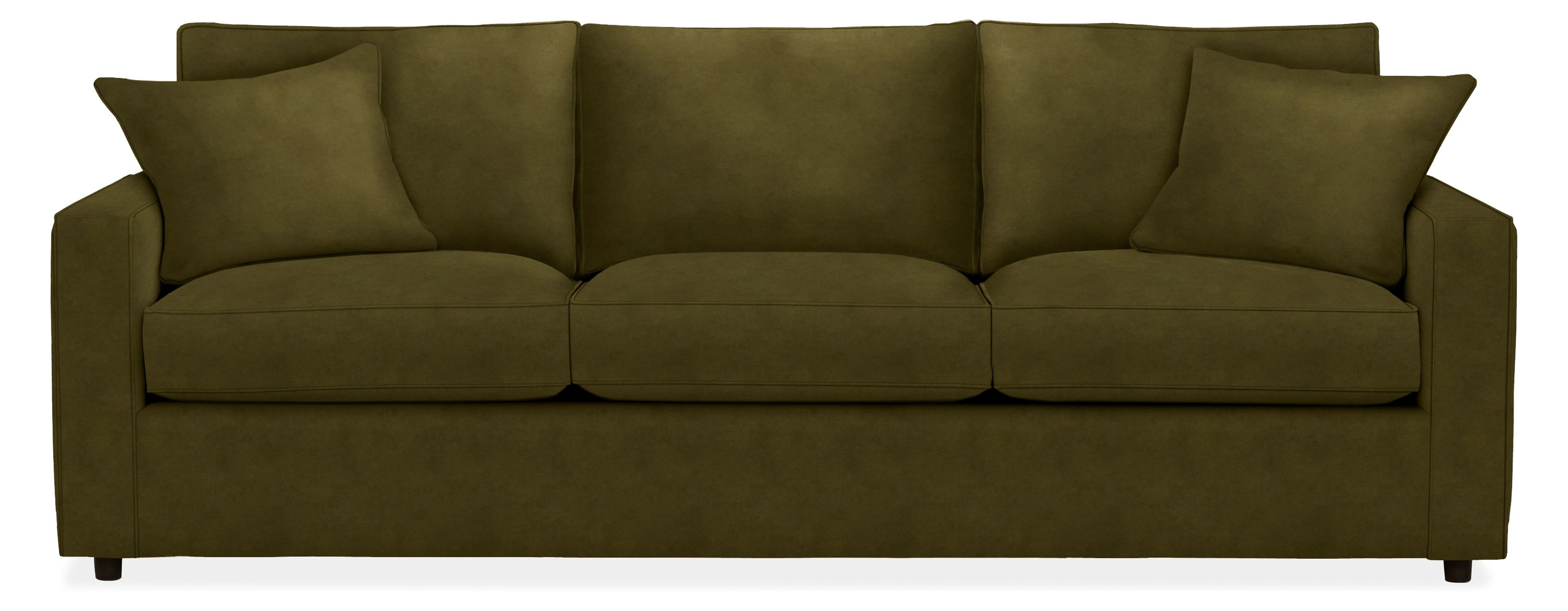 York 98" Sofa in Vance Olive