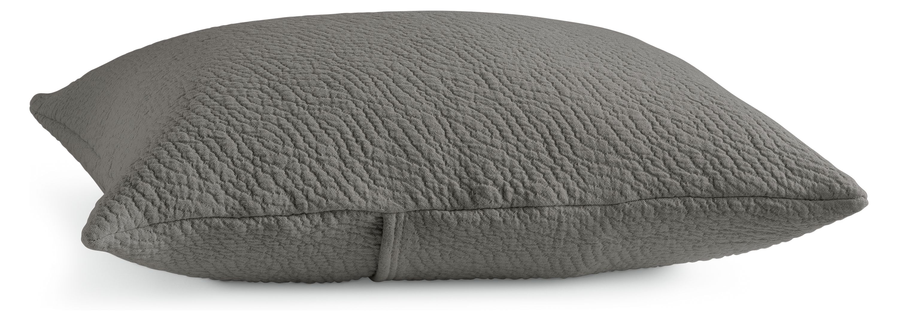 Thea Matelassé Euro Sham in Charcoal