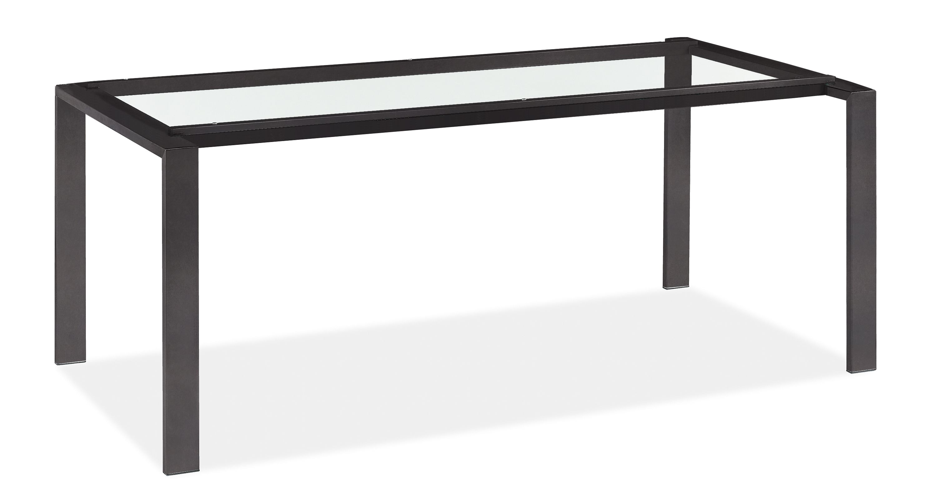 Rand 72w 36d 29h Base for Indoor Table in Natural Steel