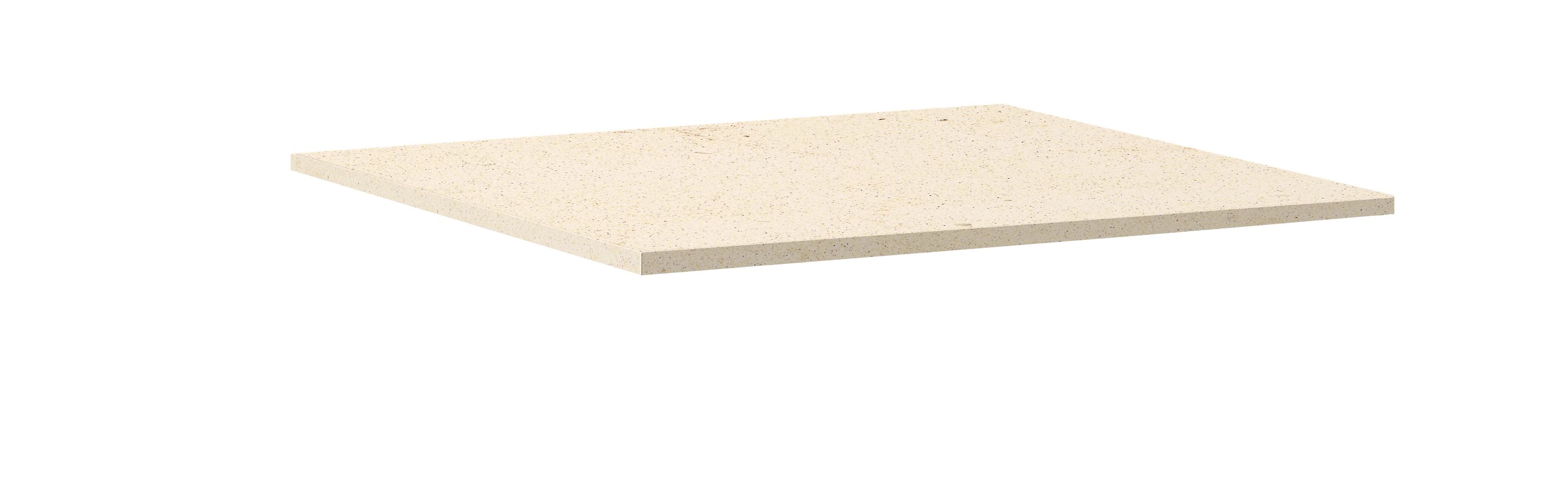 20w 19.5d Quartz Composite Top in Ecru