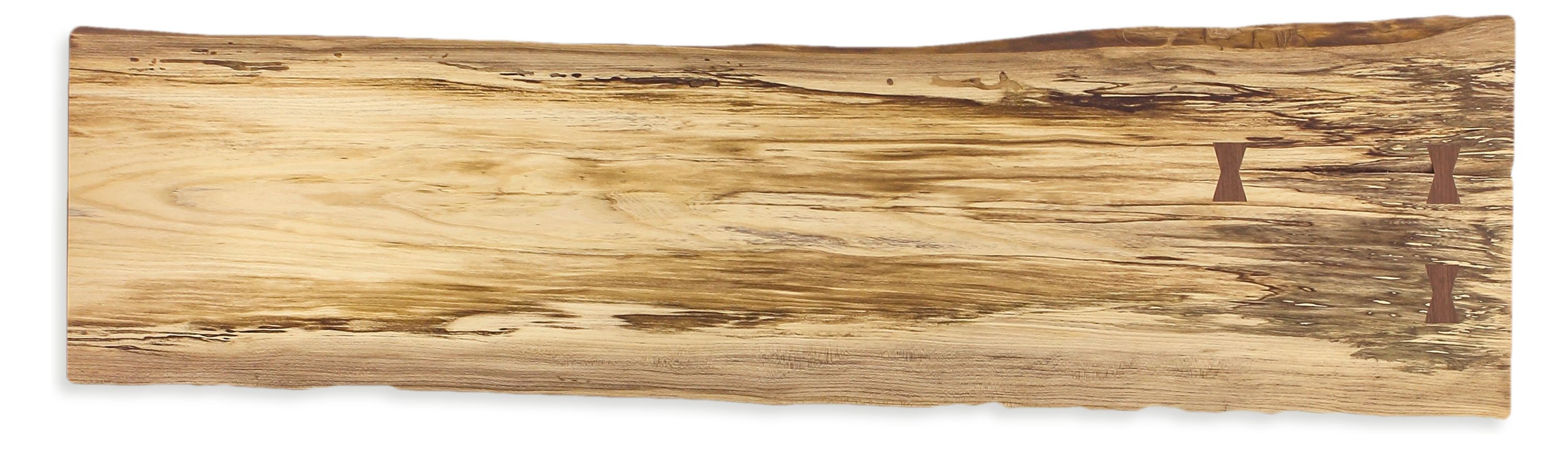 Chilton Bench in Spalted Sugarberry Modern Living Room Furniture