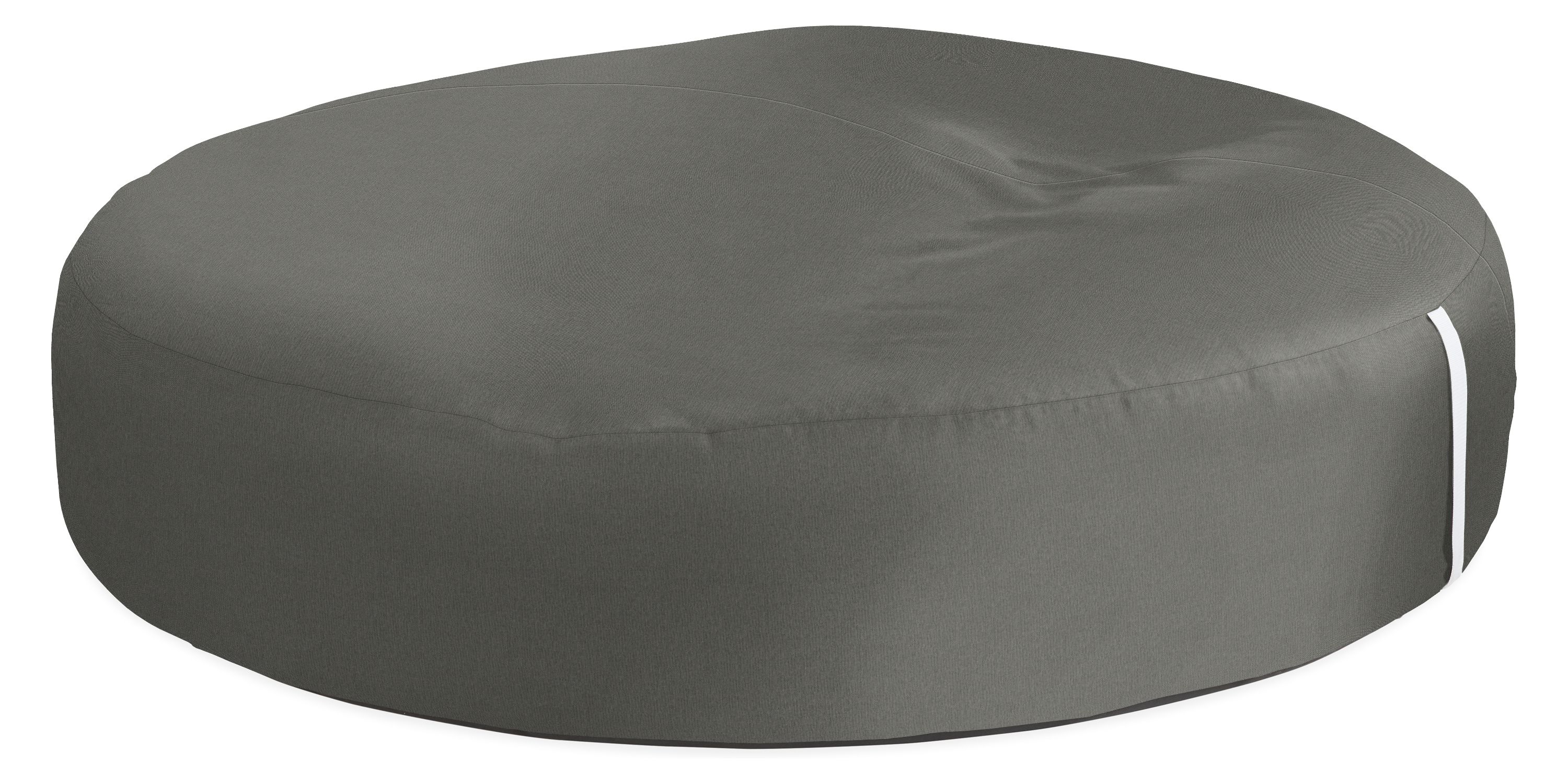 Yamba 72" Round Bean Bag in Pelham Grey