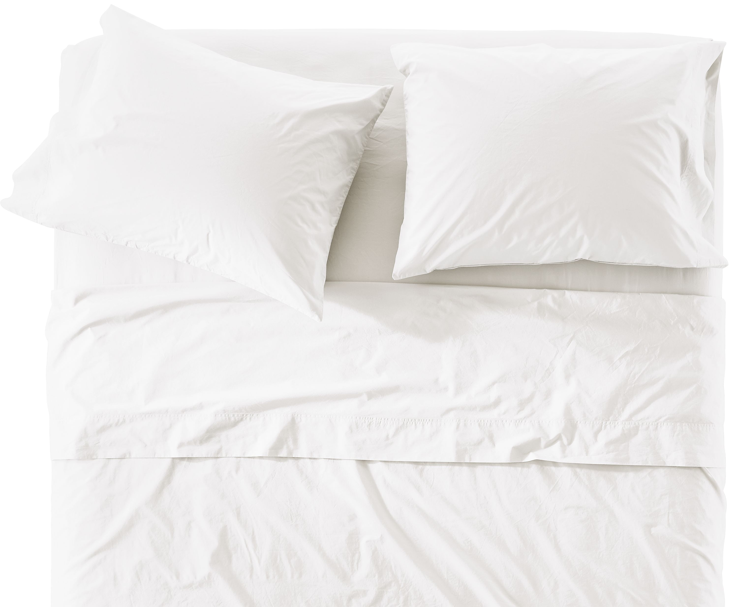 Signature Percale Queen Sleeper Sofa Sheet Set