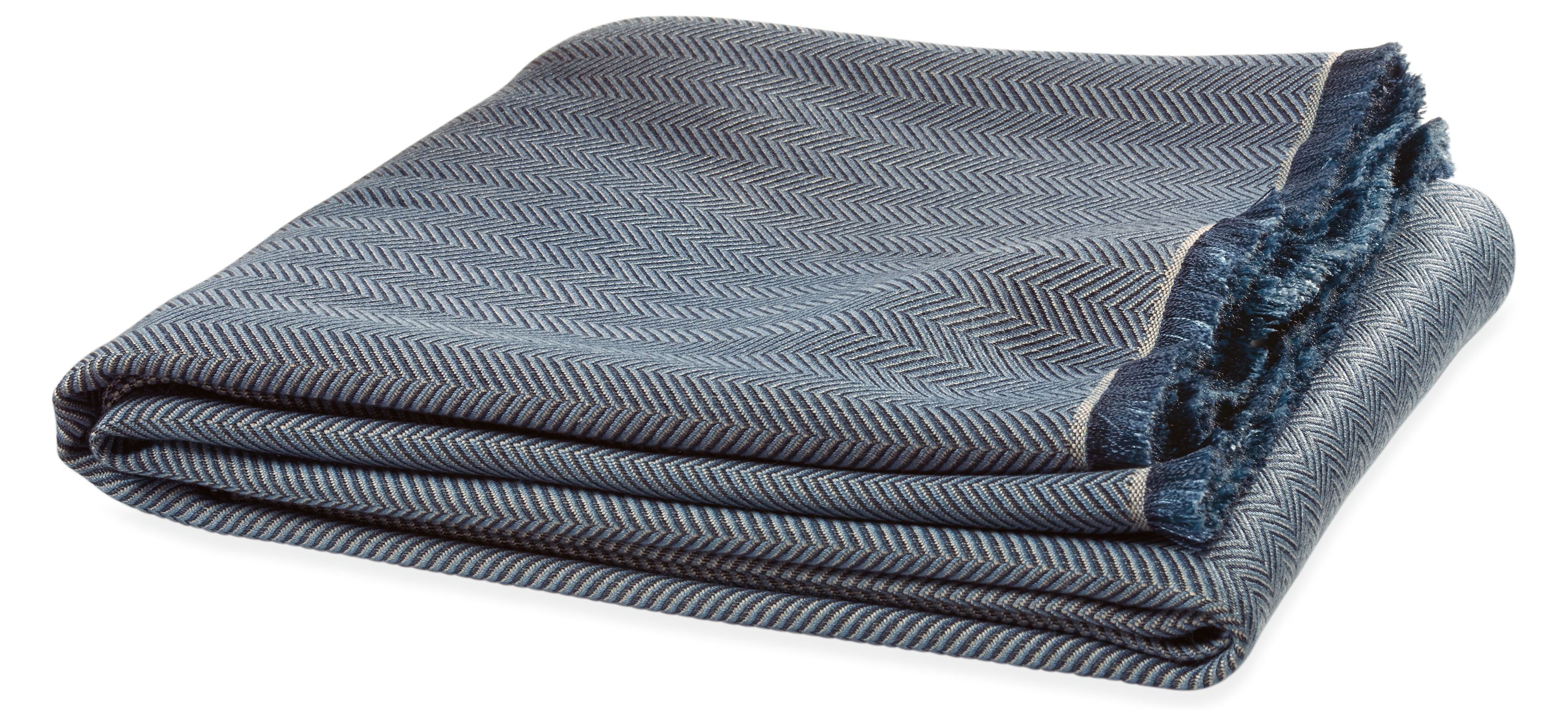 Zander Herringbone Throw Blanket
