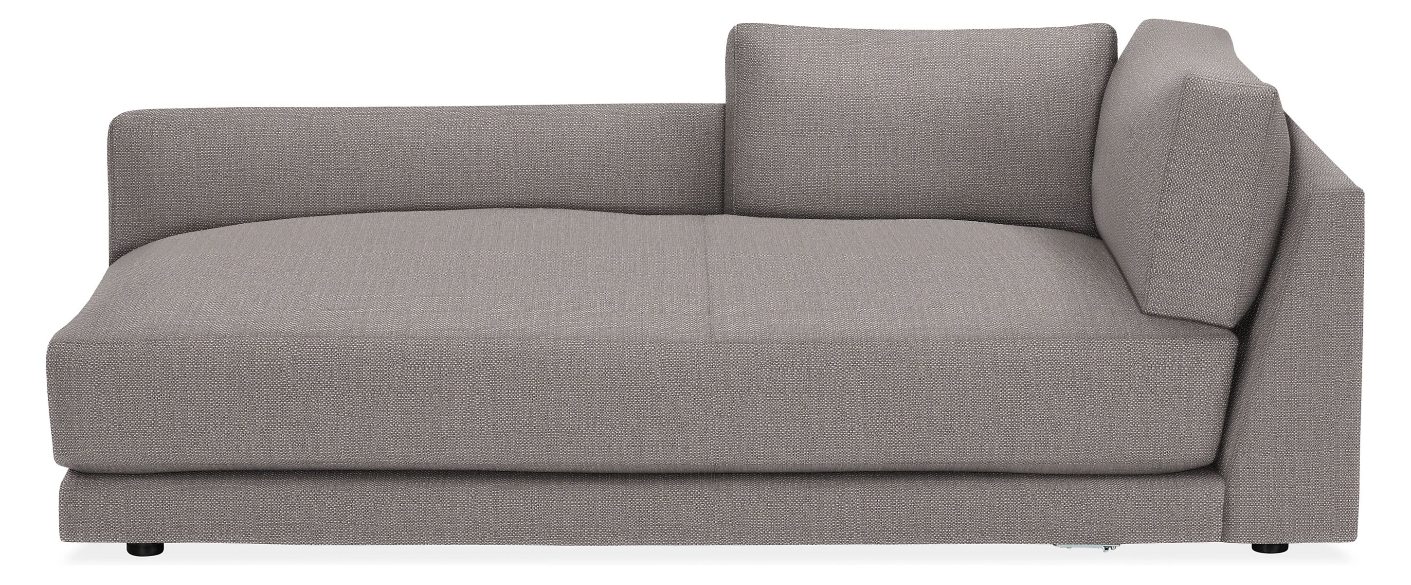 Clemens Deep 43" Left-Arm Chaise in Hines Graphite