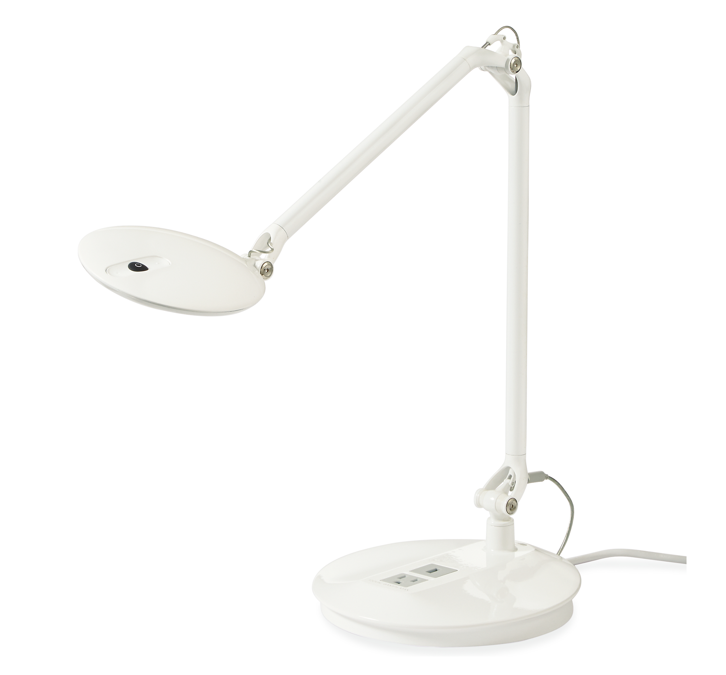 Element Disc LED 18h Table Lamp with Power Base