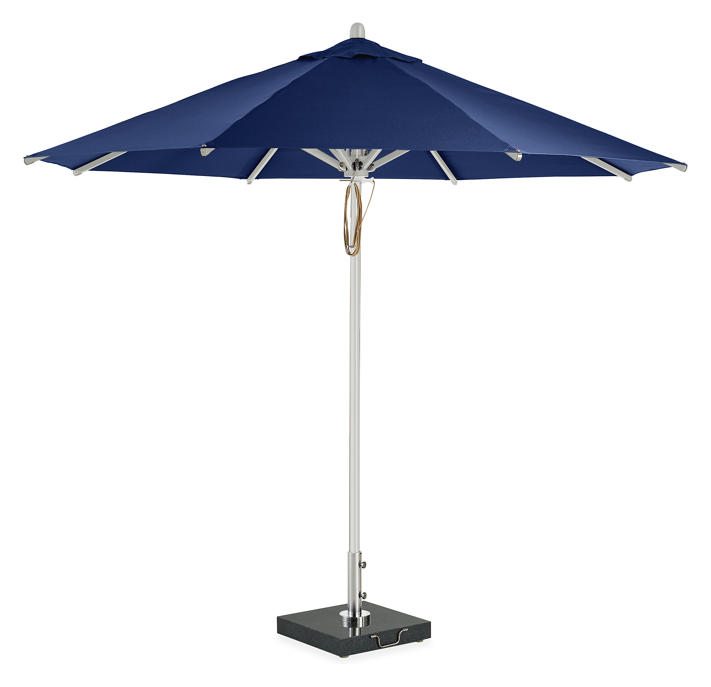 Cirro 10' Patio Umbrella in Navy with Aluminum Pole
