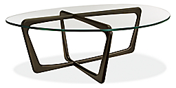 Dunn 47w 33d 15h Coffee Table with Tempered Glass Top
