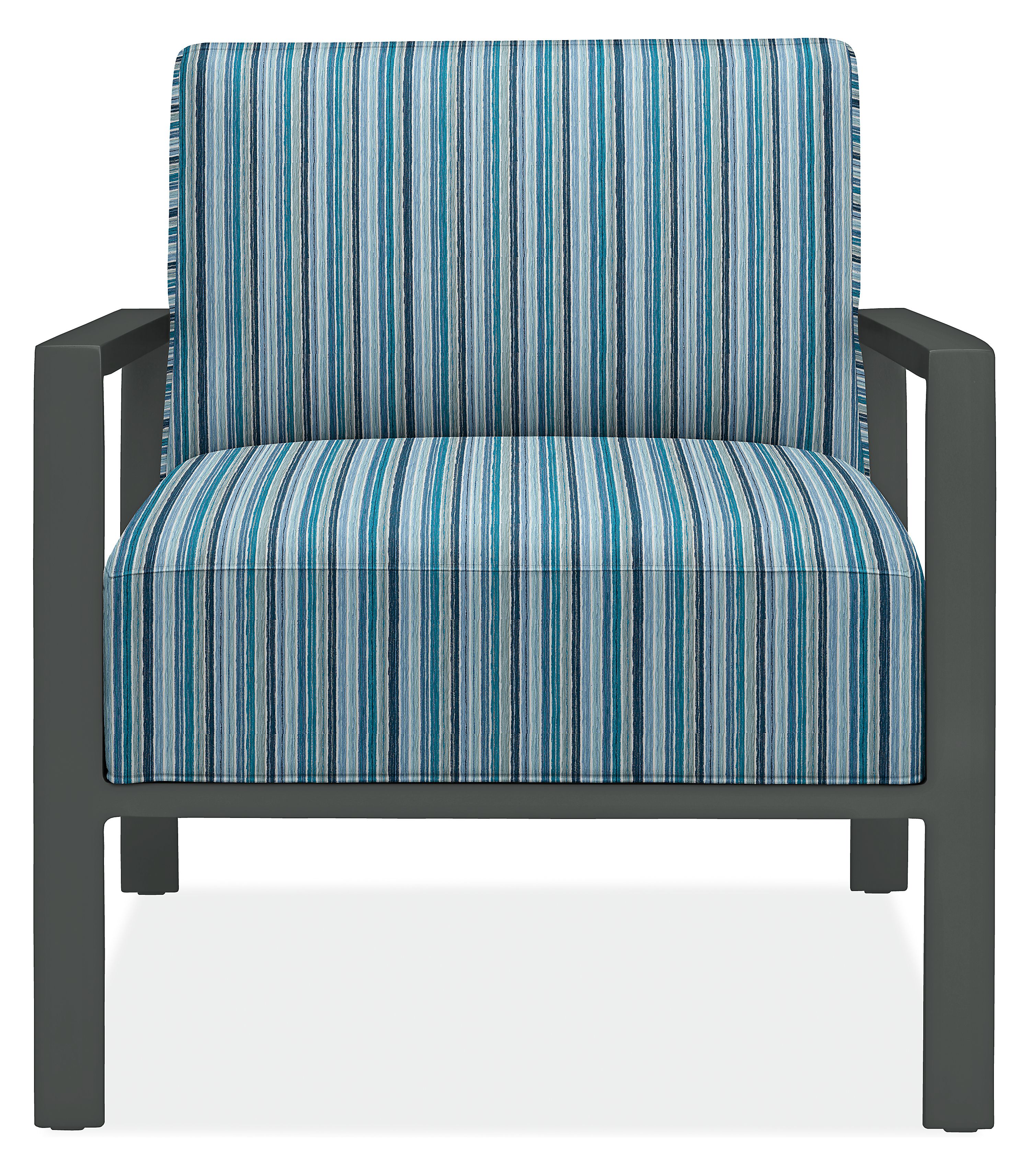 Isles Chair in Vinna Ocean with Graphite