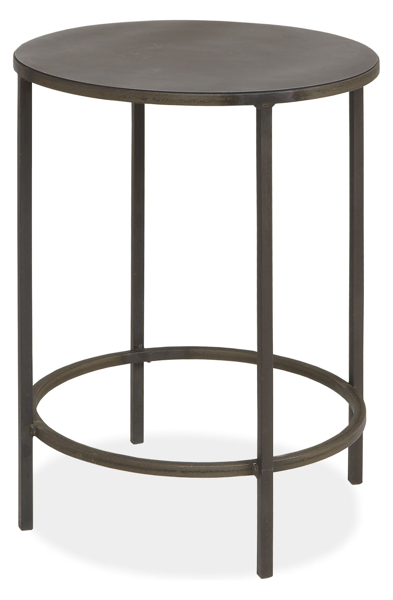 patio side tables on clearance on Slim Round End Tables In Natural Steel Modern End Tables Modern Living Room Furniture Room Board