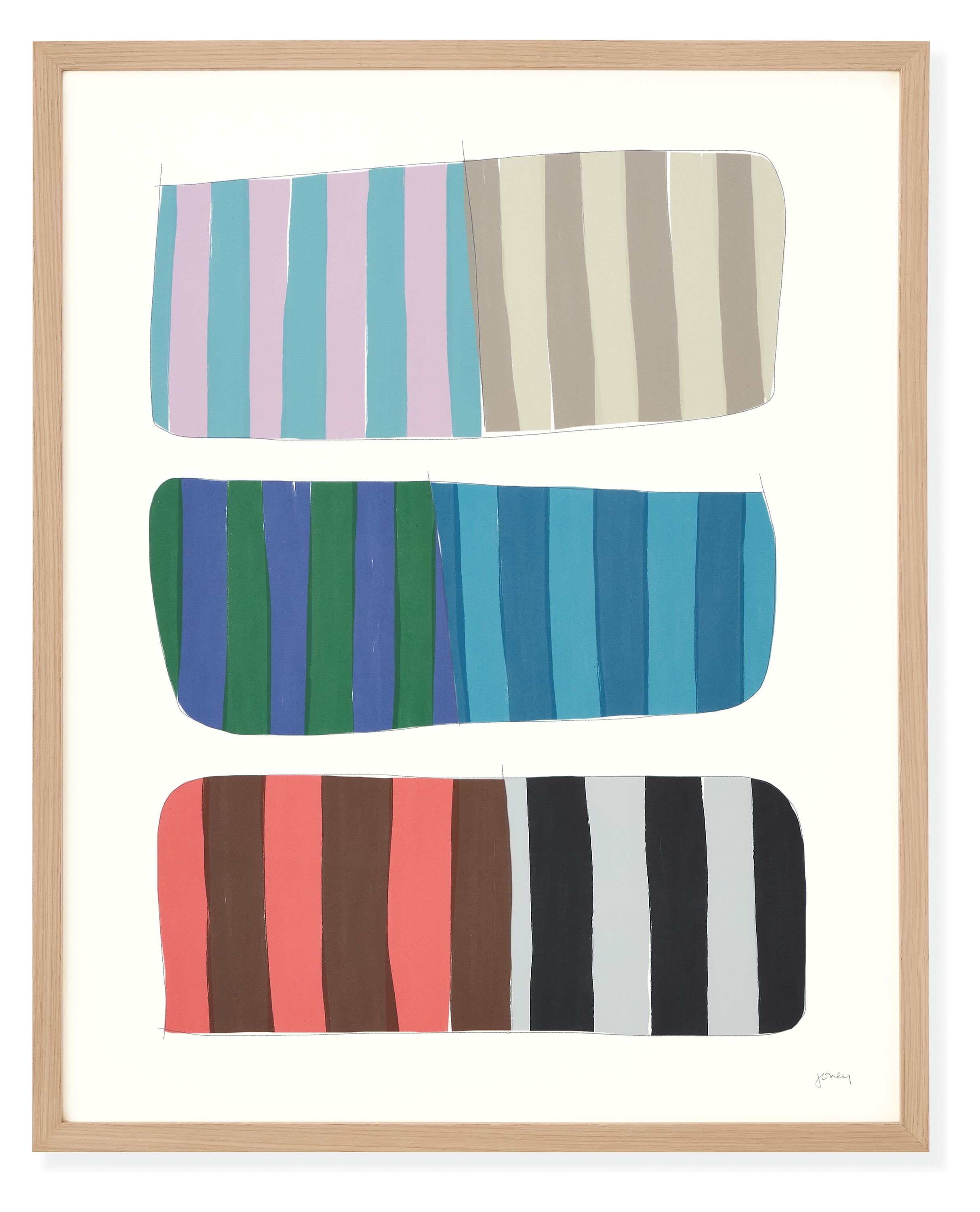 Jorey Hurley, Abstract Stripes II