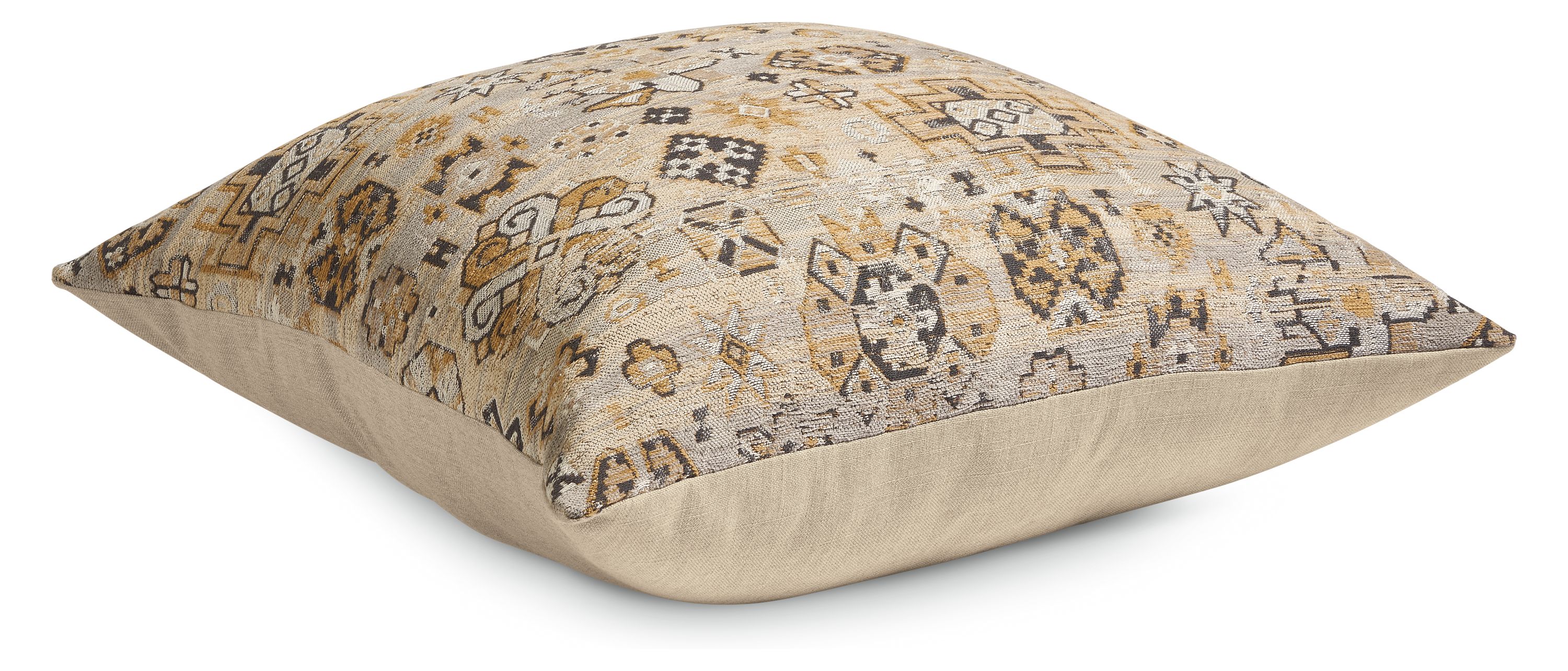 Cascade 30w 30h Floor Pillow in Ivory