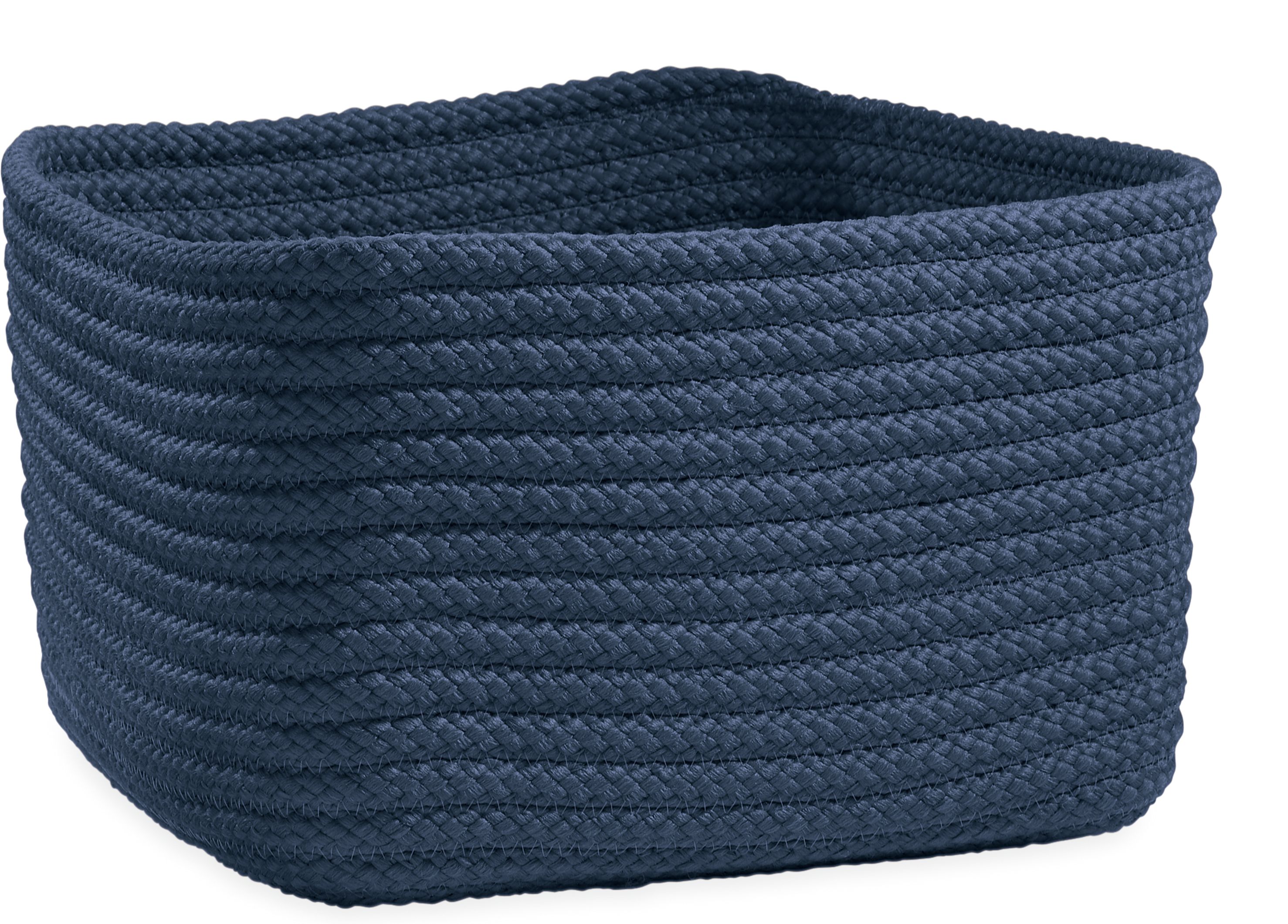 Courtyard 14w 14d 10h Square Storage Basket in Navy