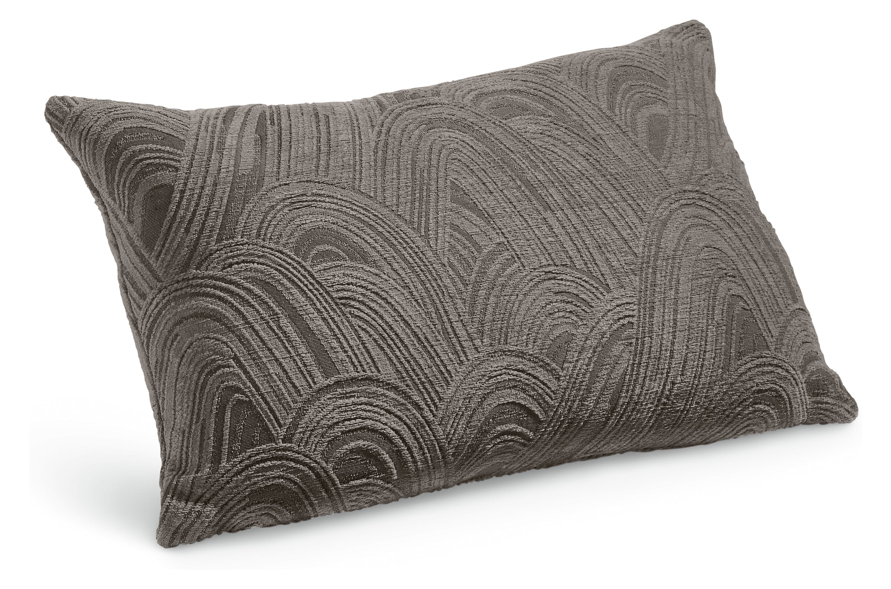 Bergman 20w 13h Throw Pillow Cover in Charcoal