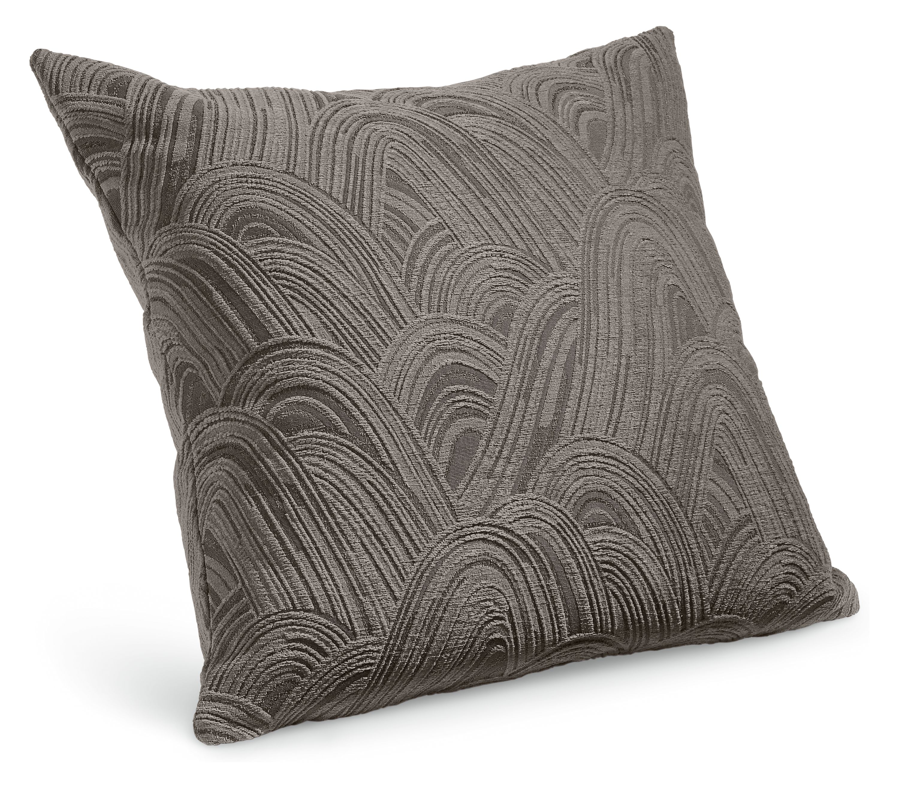 Bergman 20w 20h Throw Pillow Cover in Charcoal