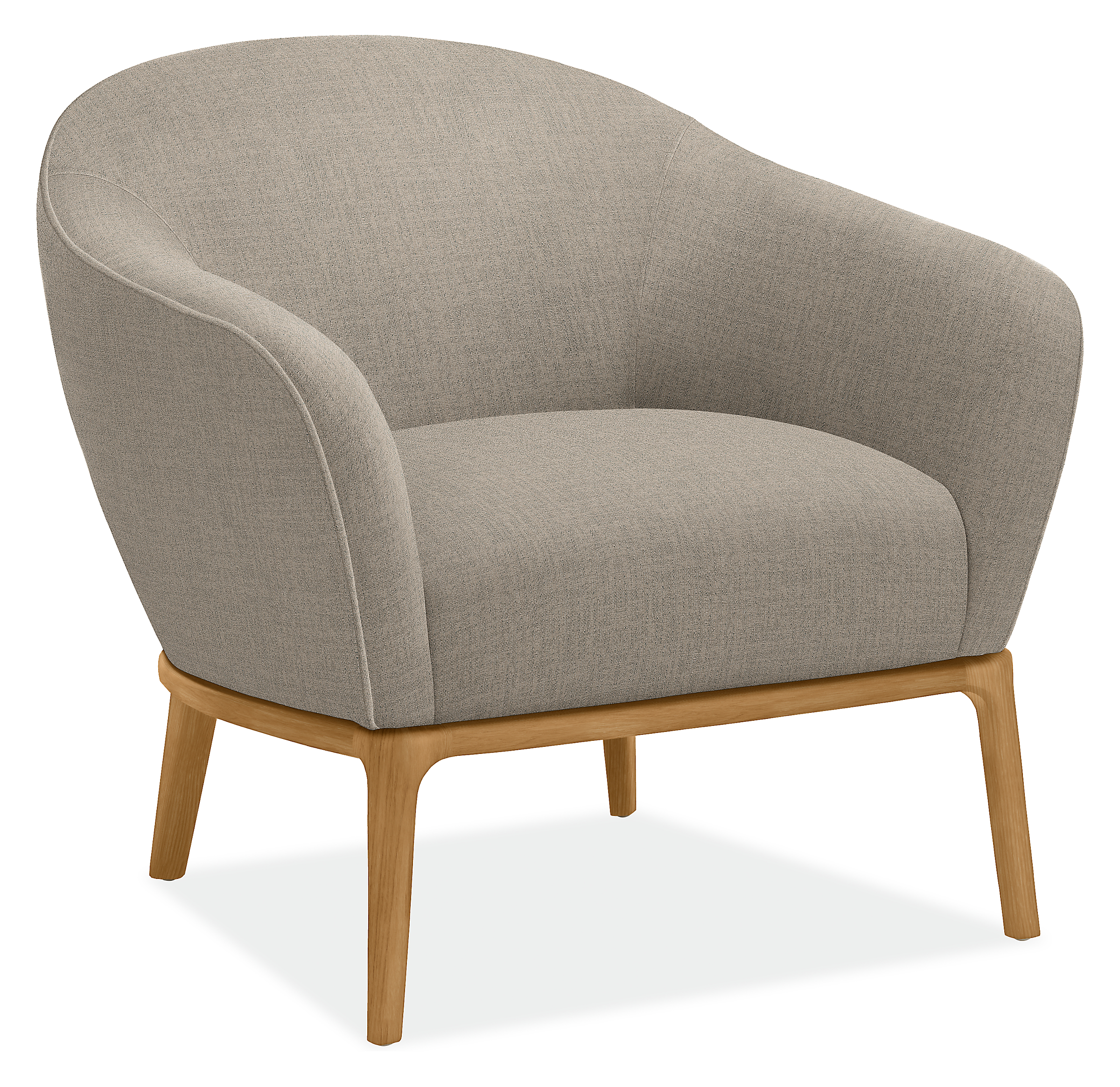 Sadie Chair in Etch Grey with White Oak Frame