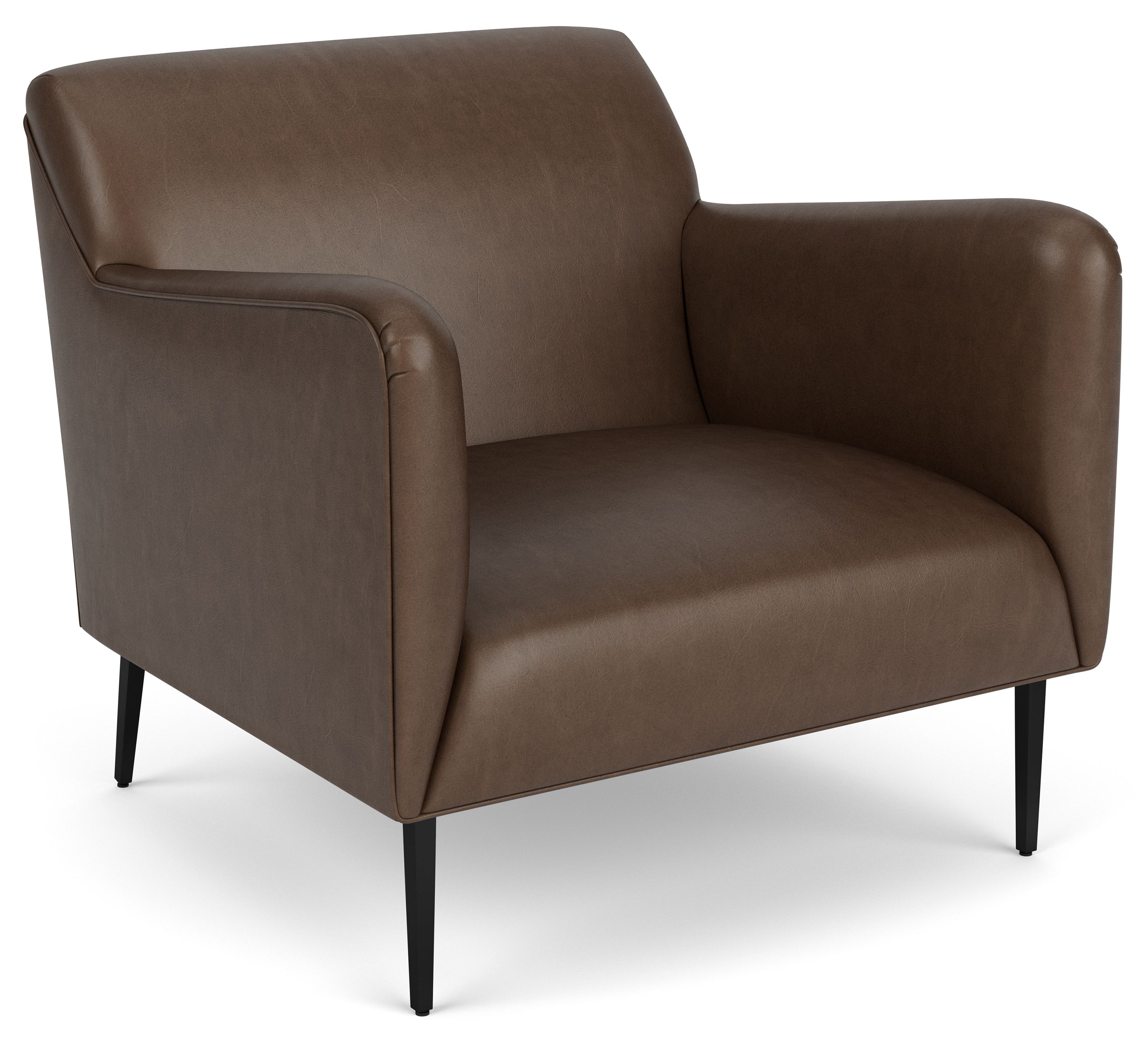 Matteo Chair in Vento Pewter Leather