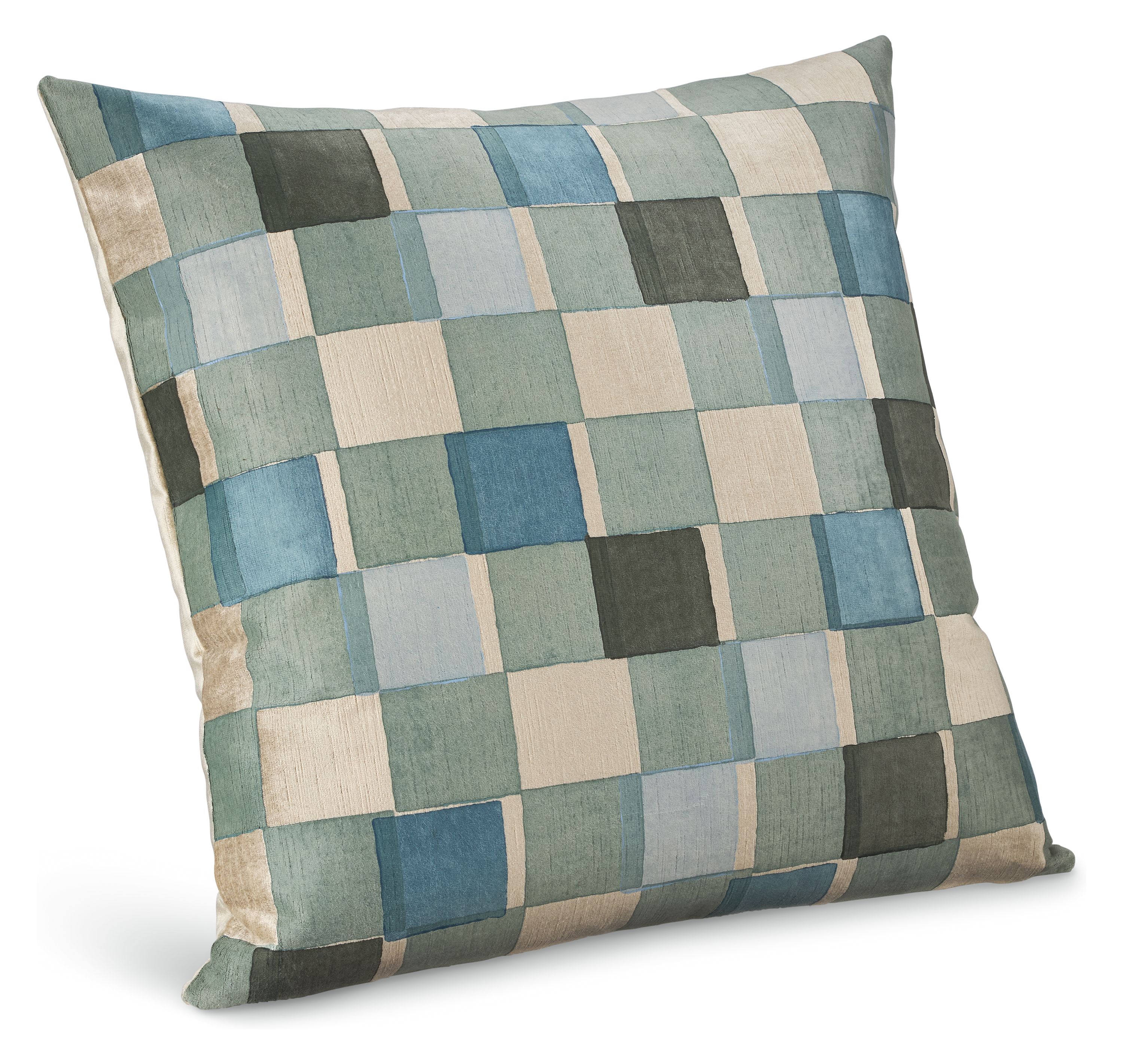 Checks 22w 22h Throw Pillow