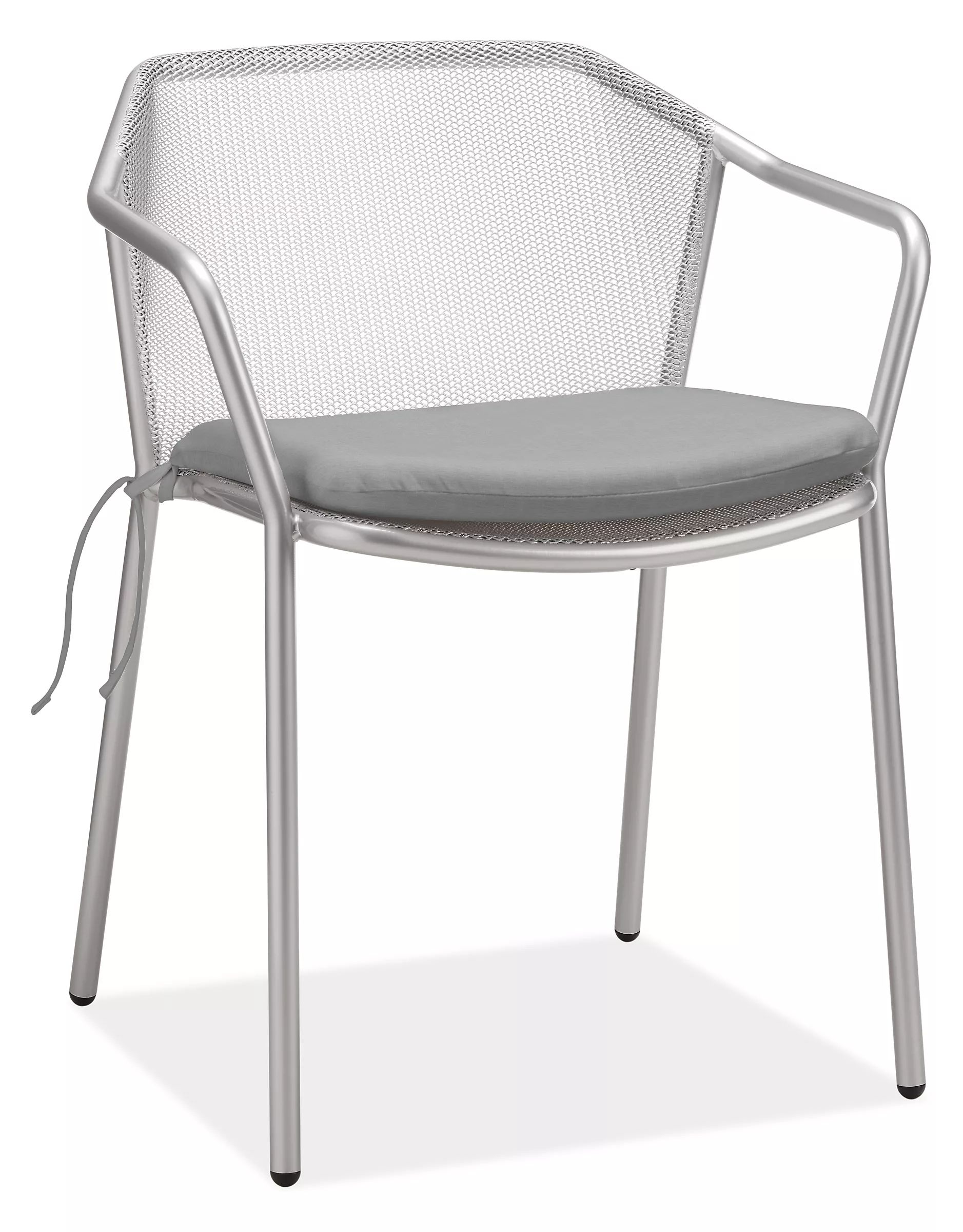 Theo Seat Cushion for Chair in Sunbrella Canvas Cement