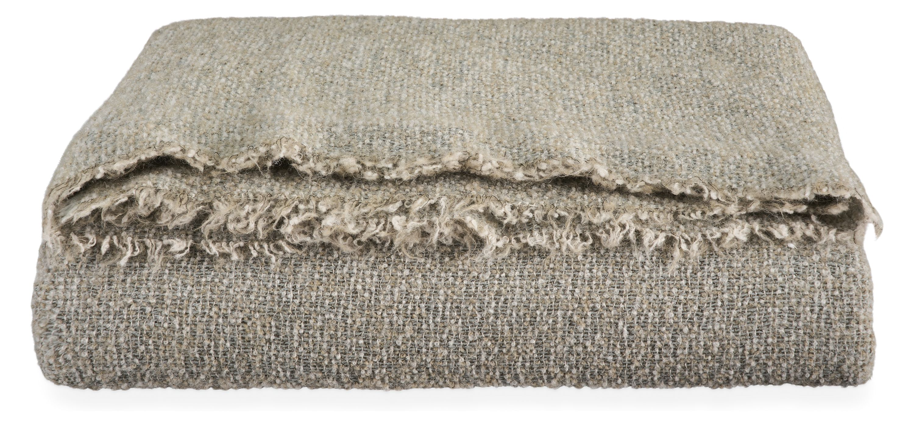 Wool Boucle King Blanket