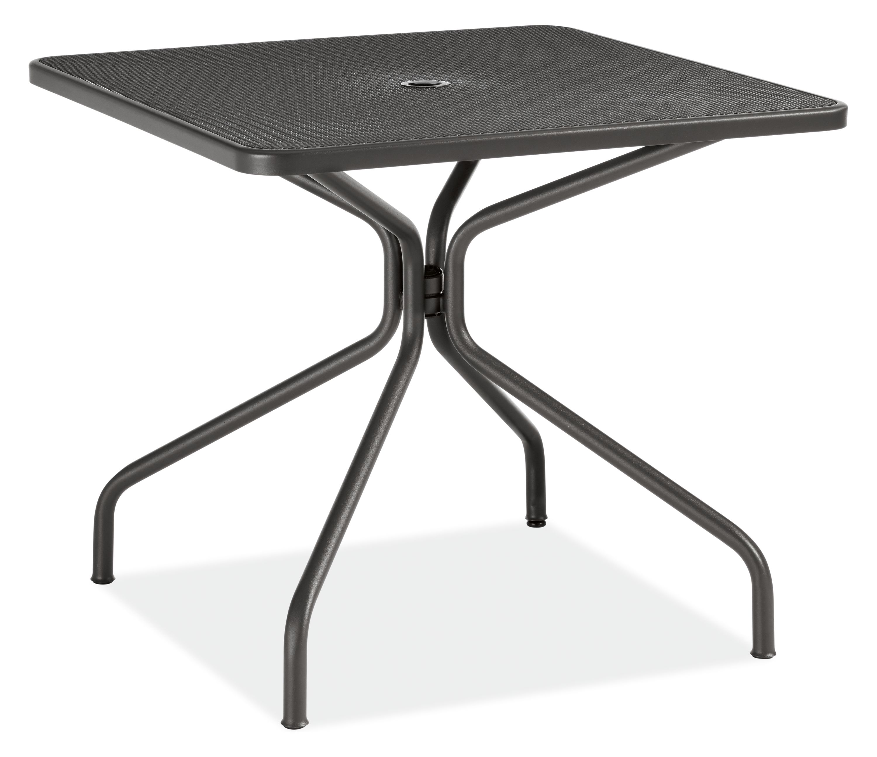 Kona 36w 36d 30h Table in Graphite - Modern Outdoor Dining Tables on ...