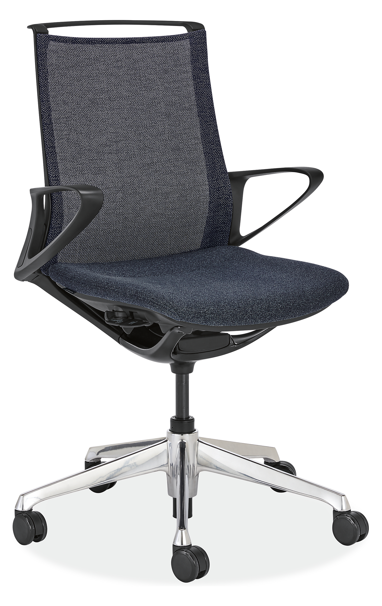 Plimode® Office Chair in Black with Ink Interlock Mesh