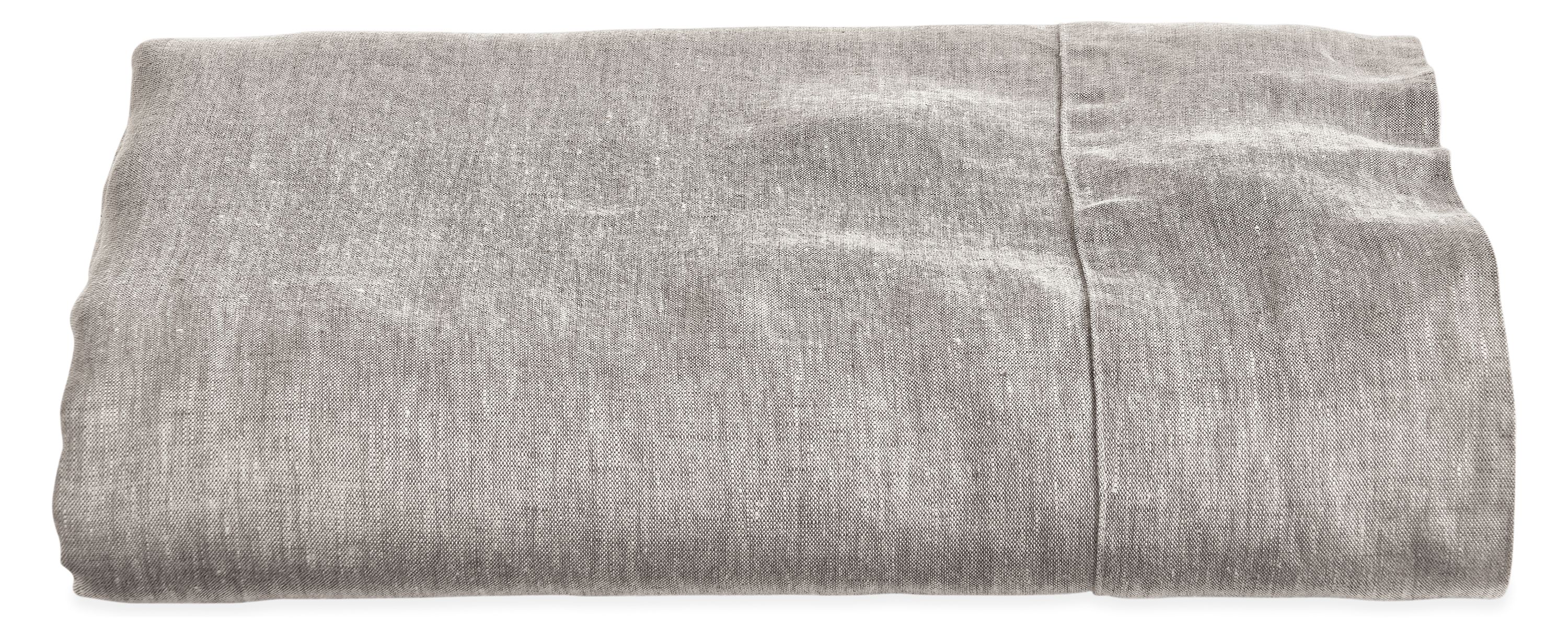 Relaxed Linen Queen Flat Sheet