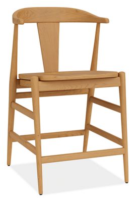 Evan Counter Stool with Wood Seat by Room & Board