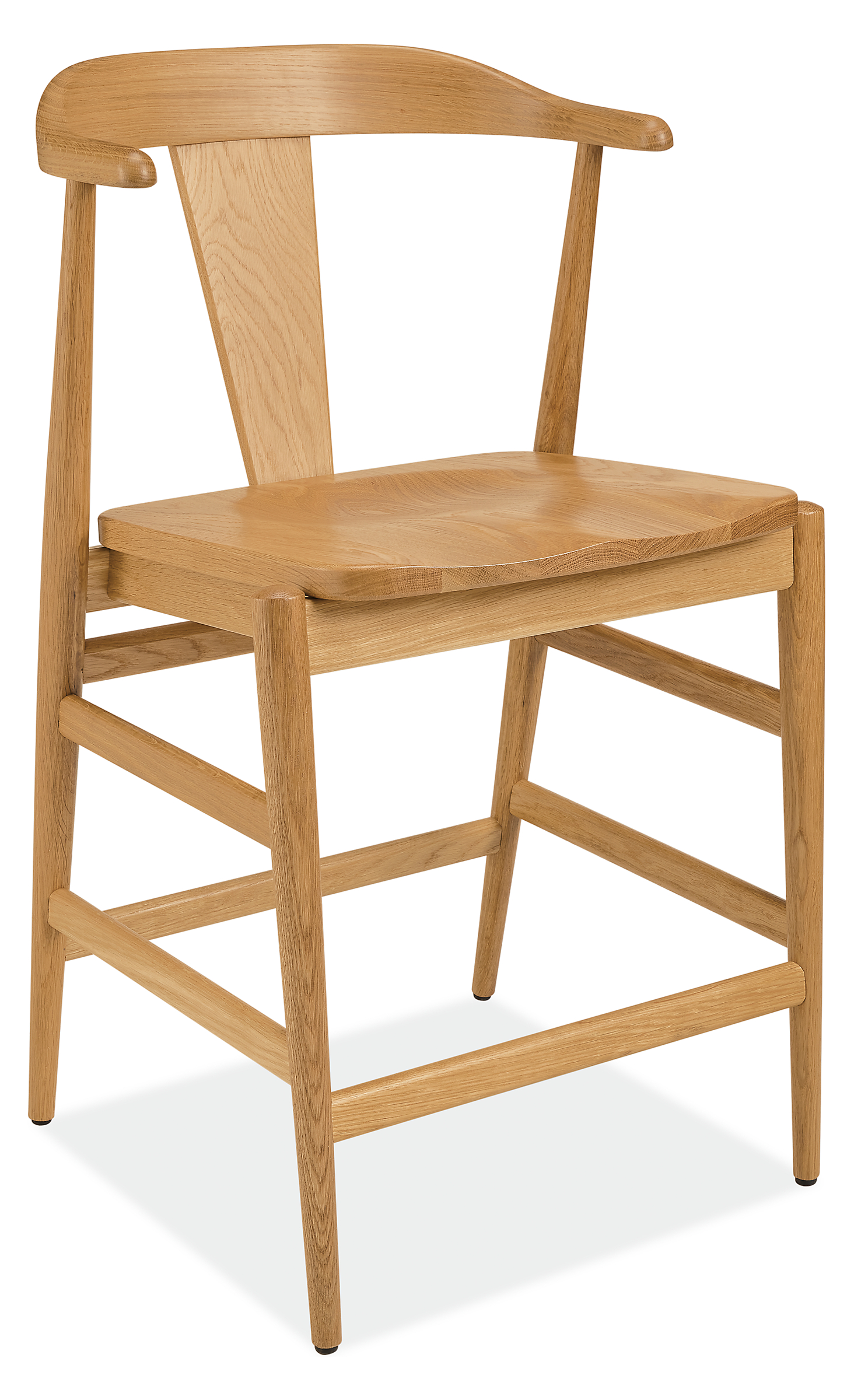 Evan Counter Stool with Wood Seat