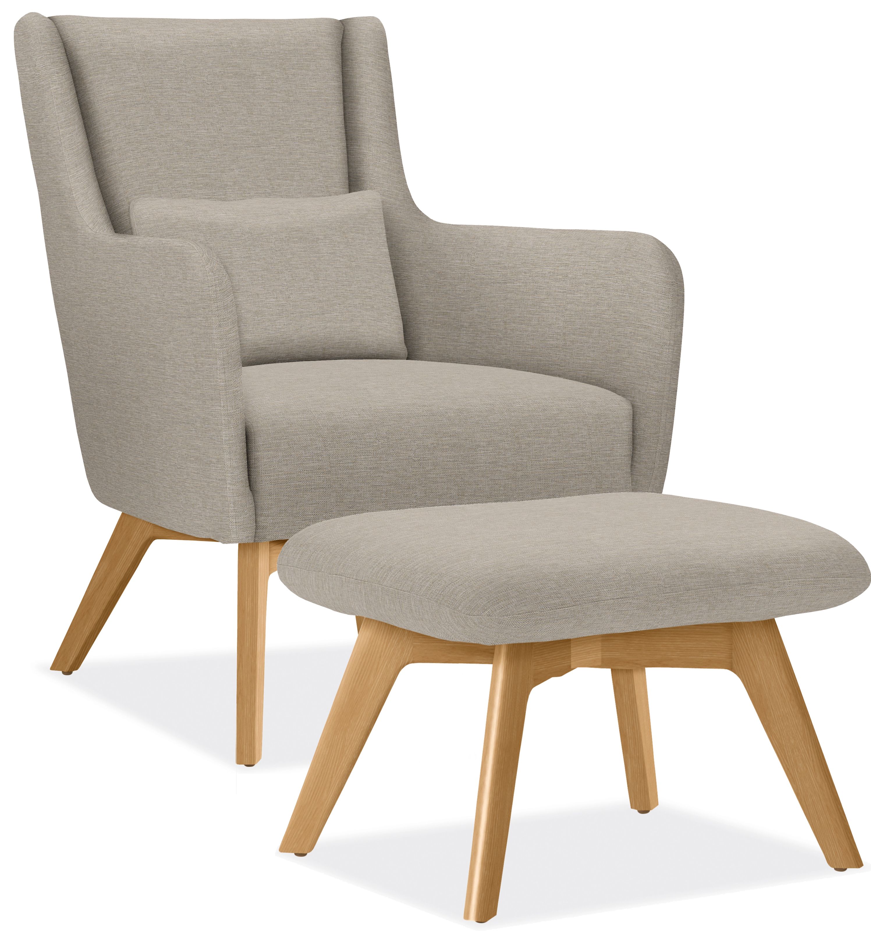 Hillard Chair and Ottoman