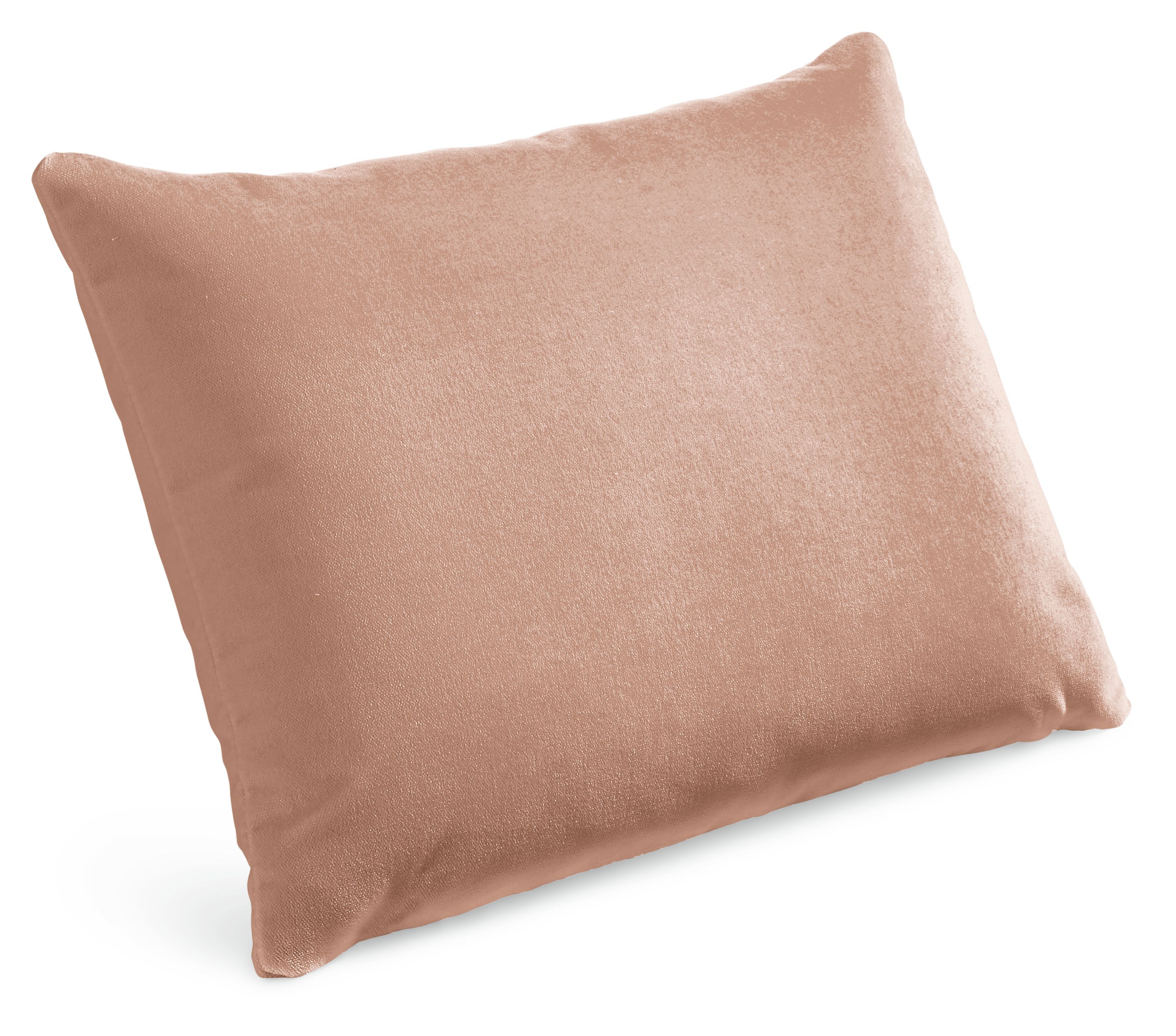 Velvet 22w 16h Throw Pillow Cover in Rose