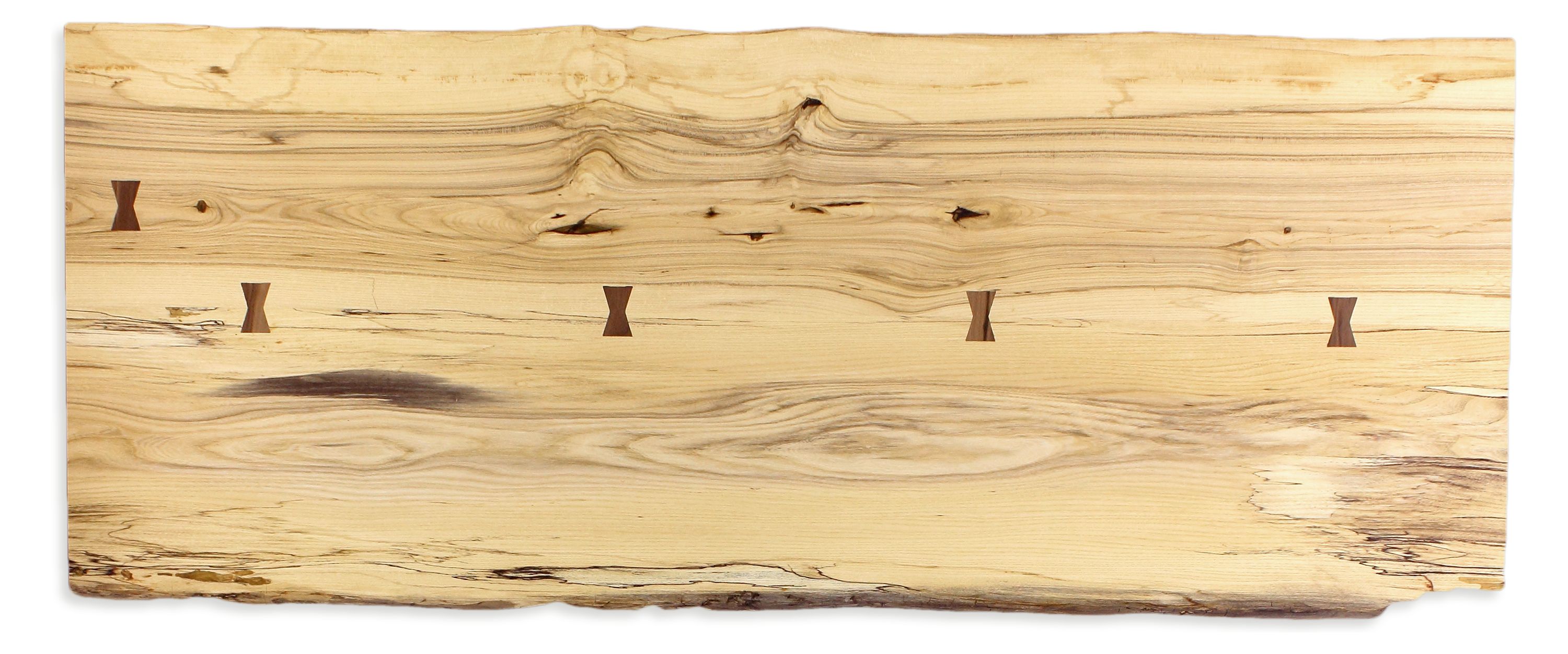 Chilton 72w Table in Spalted Sugarberry Modern Dining Room & Kitchen