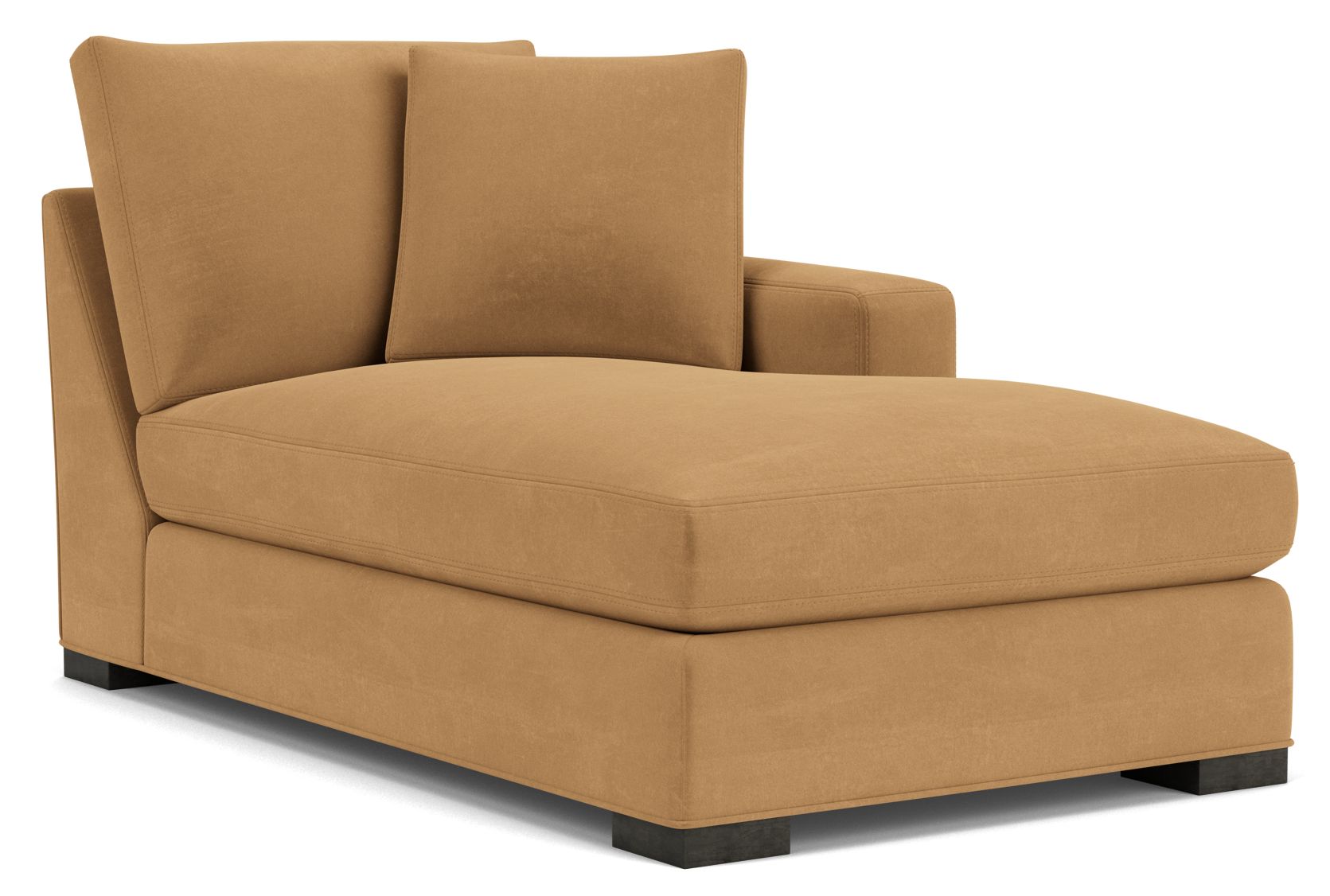 Metro 35" Right-Arm Chaise in Banks Camel