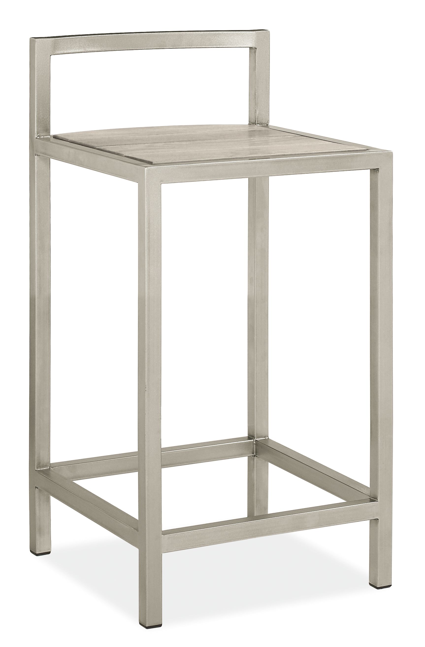 Montego Counter Stool in Thermally Modified Ash with Stainless Steel