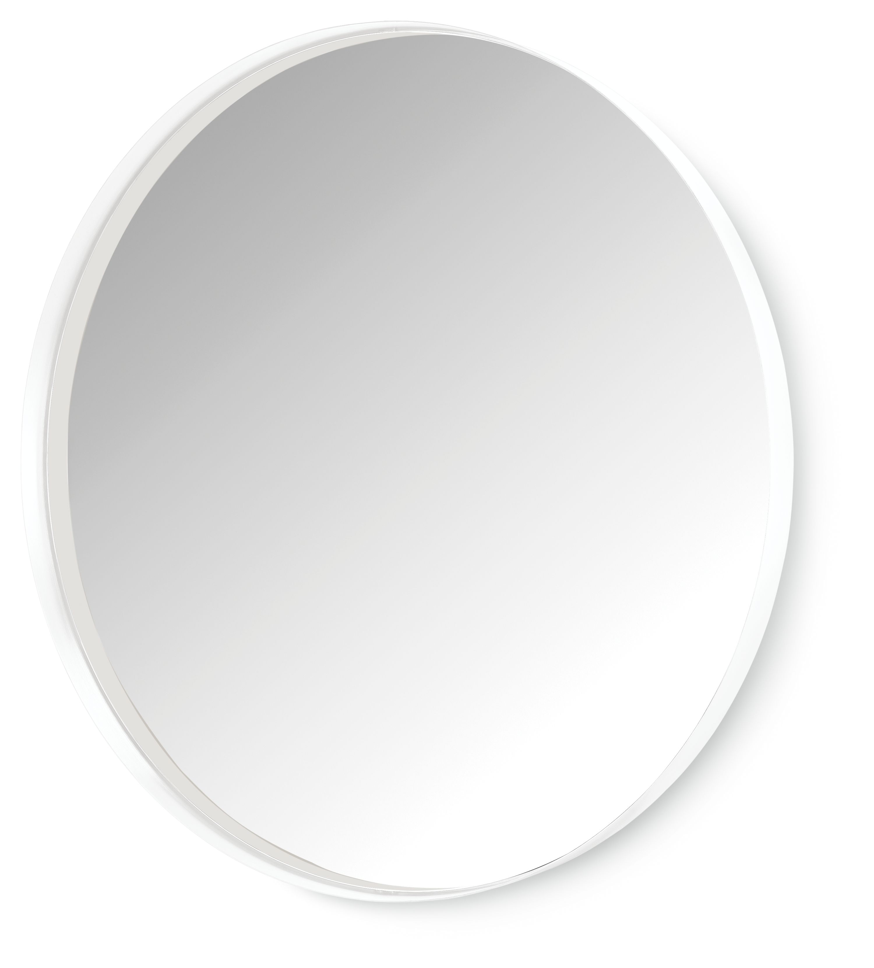 Reeves 48 diam 3d Mirror in White