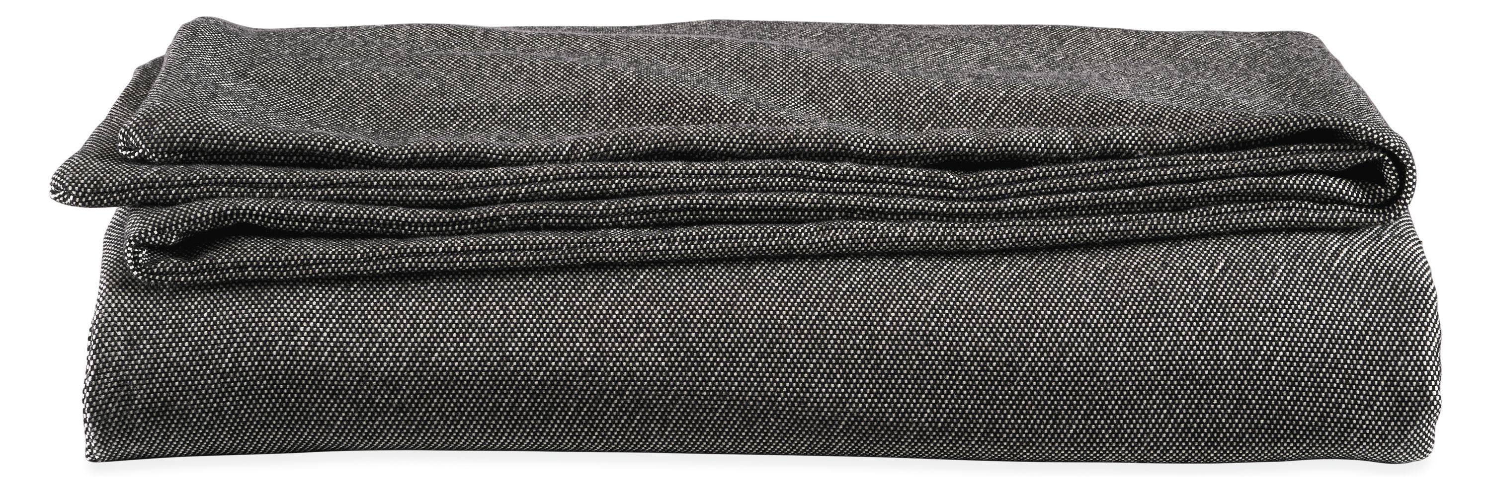 Elana Full/Queen Duvet Cover in Pepper