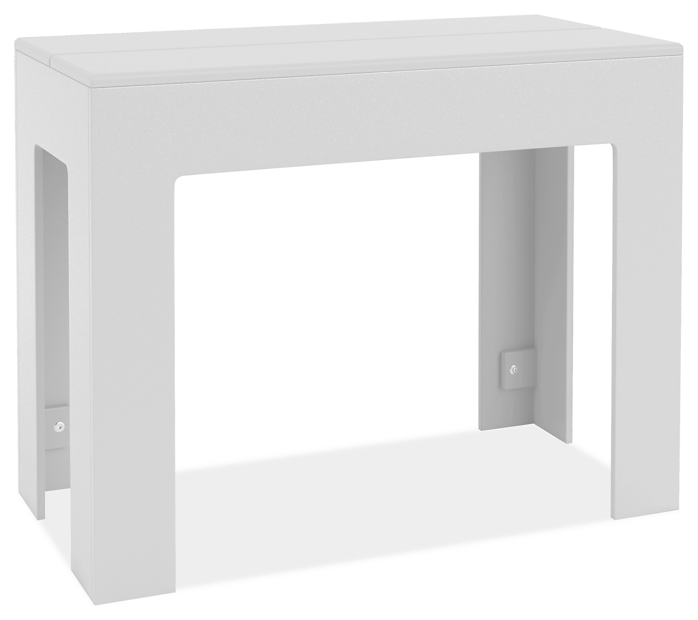 Henry 24w 12d 20h Side Table in White