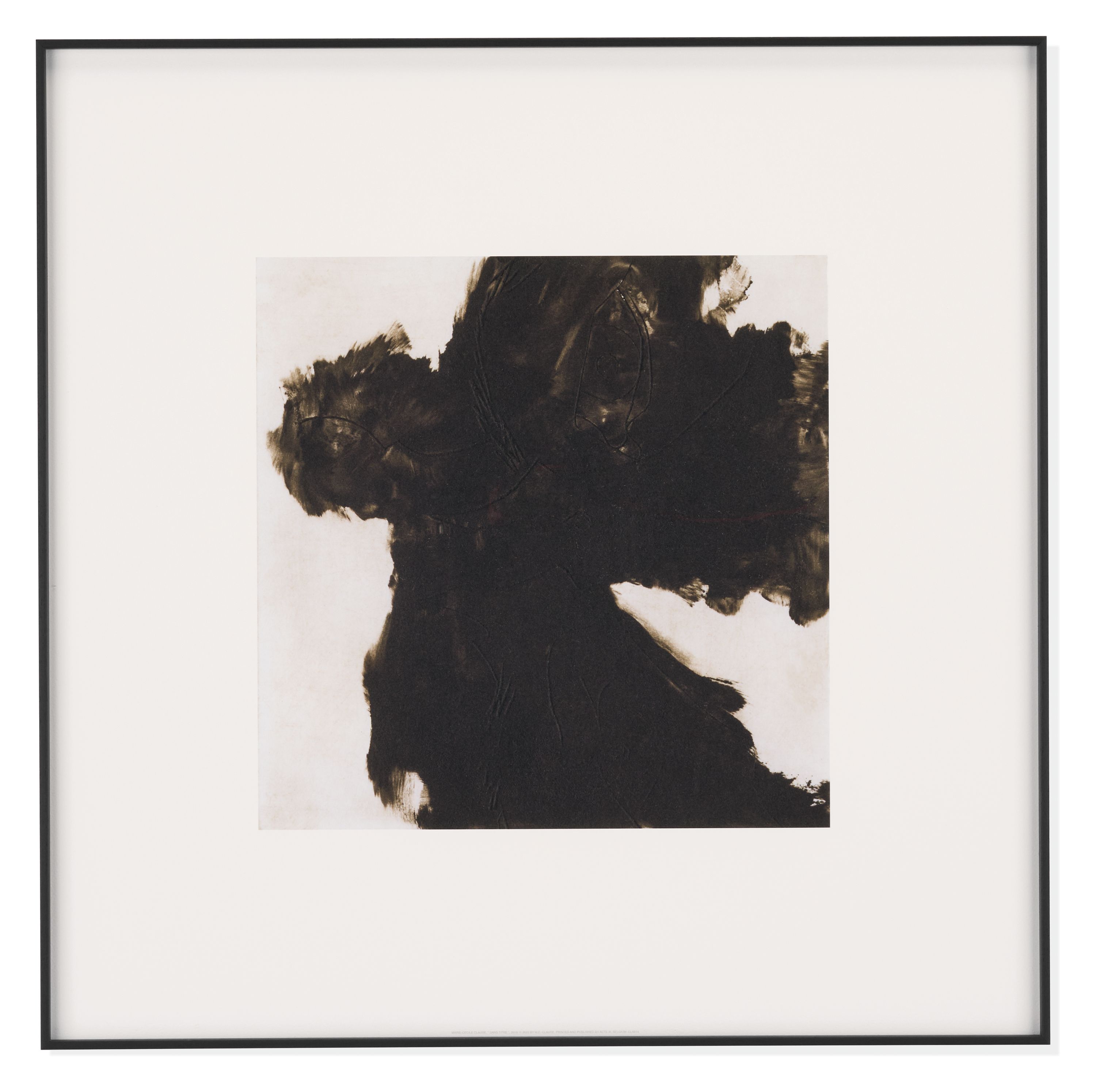 Marie-Cecile Clause, UntitIed V, 2022, Black