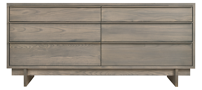 Anton Dressers Modern Bedroom, Anton Solid Wood 6 Drawer Dresser